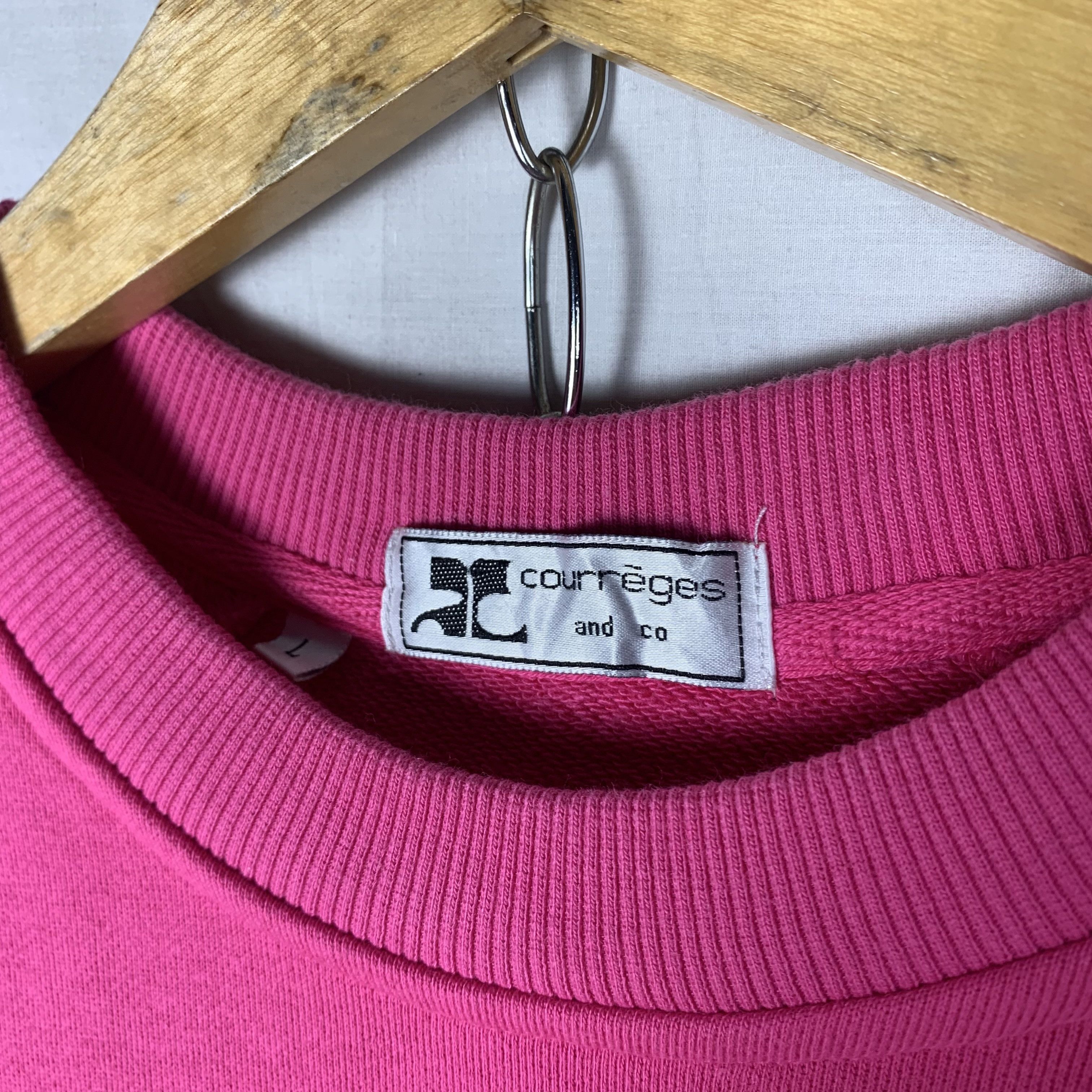 Courreges Vintage Courreges Paris Sweatshirt Crewneck Size L / US 10 / IT 46 - 4 Thumbnail