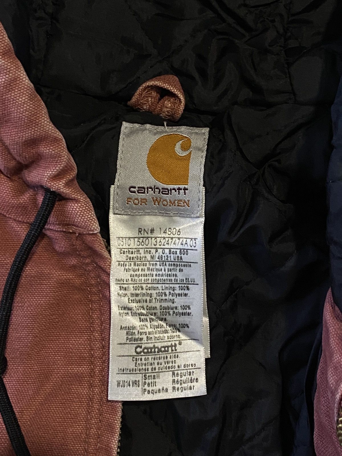Carhartt Carhartt Redish Hooded Jacket Womens S Size US XS / EU 42 / 0 - 4 Thumbnail
