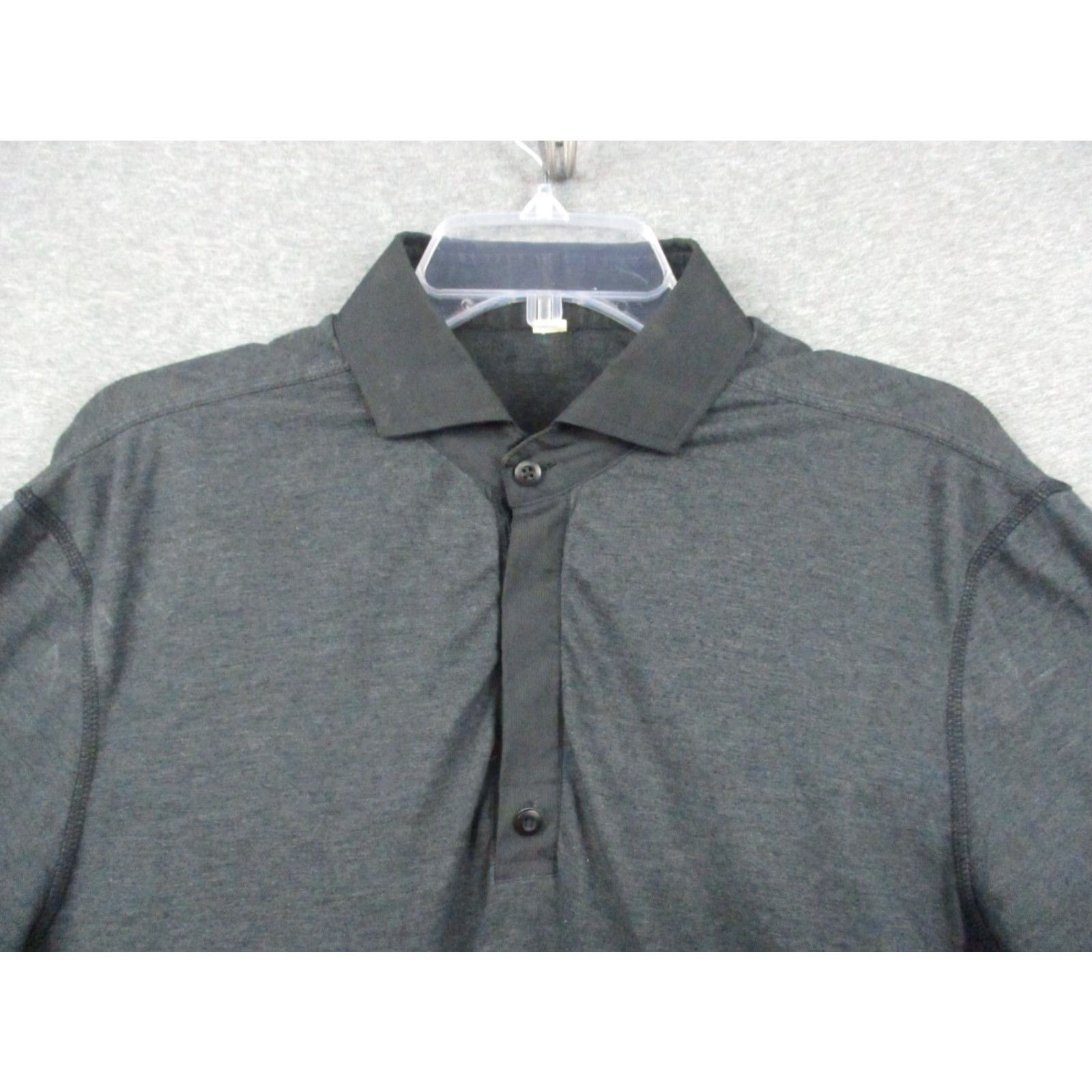 Lululemon Lululemon Golf Polo Shirt Gray Solid Polo Mens Large Live In Practice Tech Pique Short Sleeve Knit Shirt 40 Chest Regular fit Size US L / EU 52-54 / 3 - 2 Thumbnail