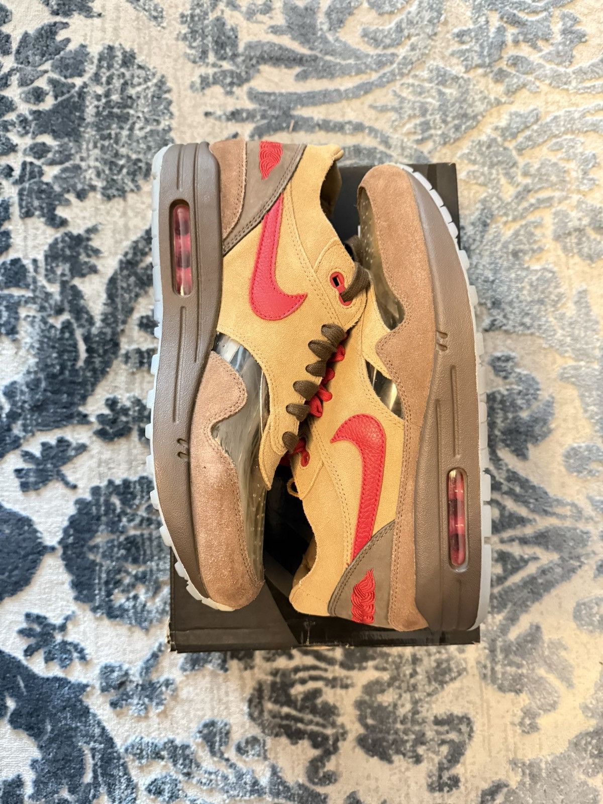CLOT × Nike Nike Air Max 1 / CLOT “Kiss Of Death CHA” Size US 8.5 / EU 41-42 - 2 Thumbnail