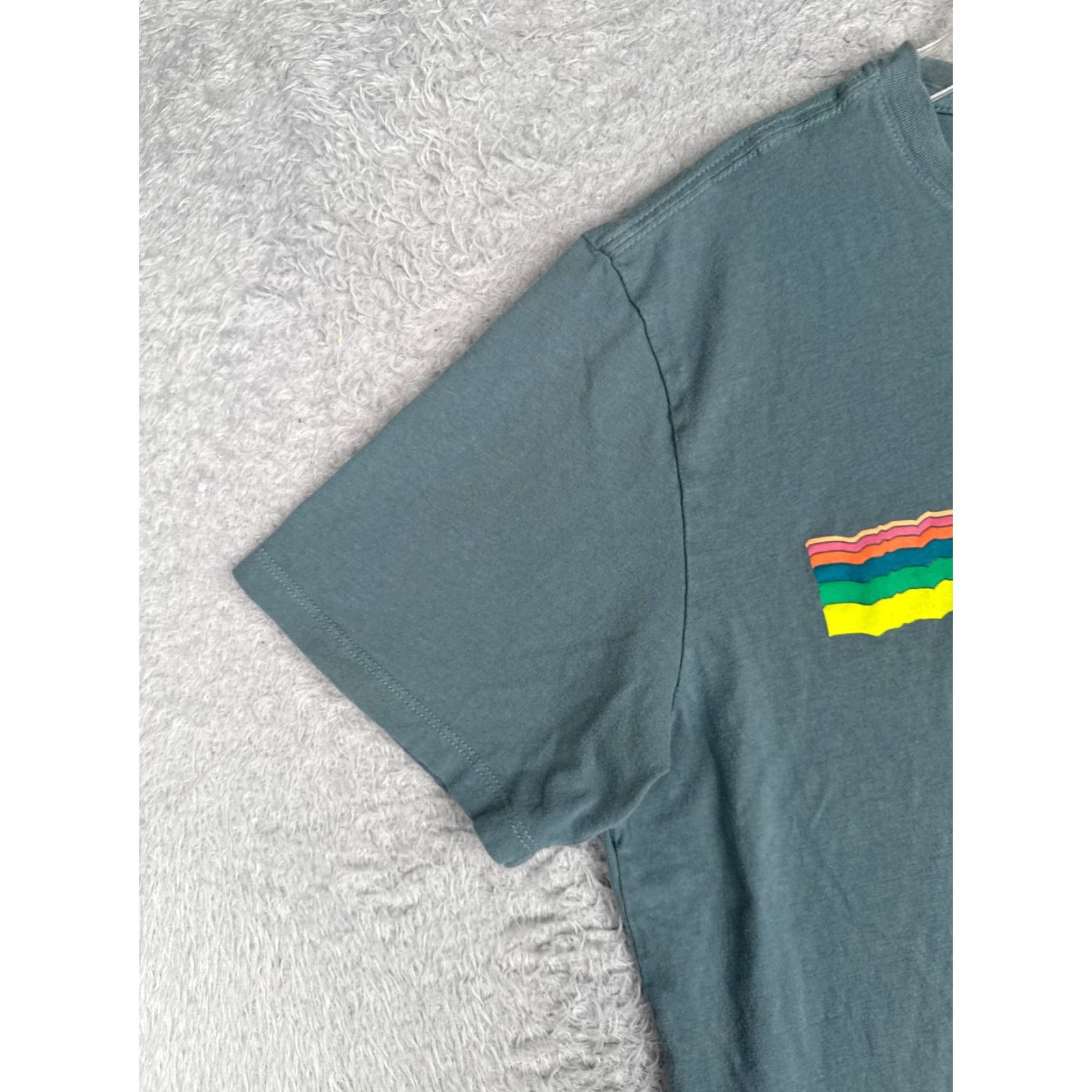 The North Face The North Face Shirt Men Large Blue Short Sleeve Crew Neck 100% Cotton Logo Size US L / EU 52-54 / 3 - 3 Thumbnail