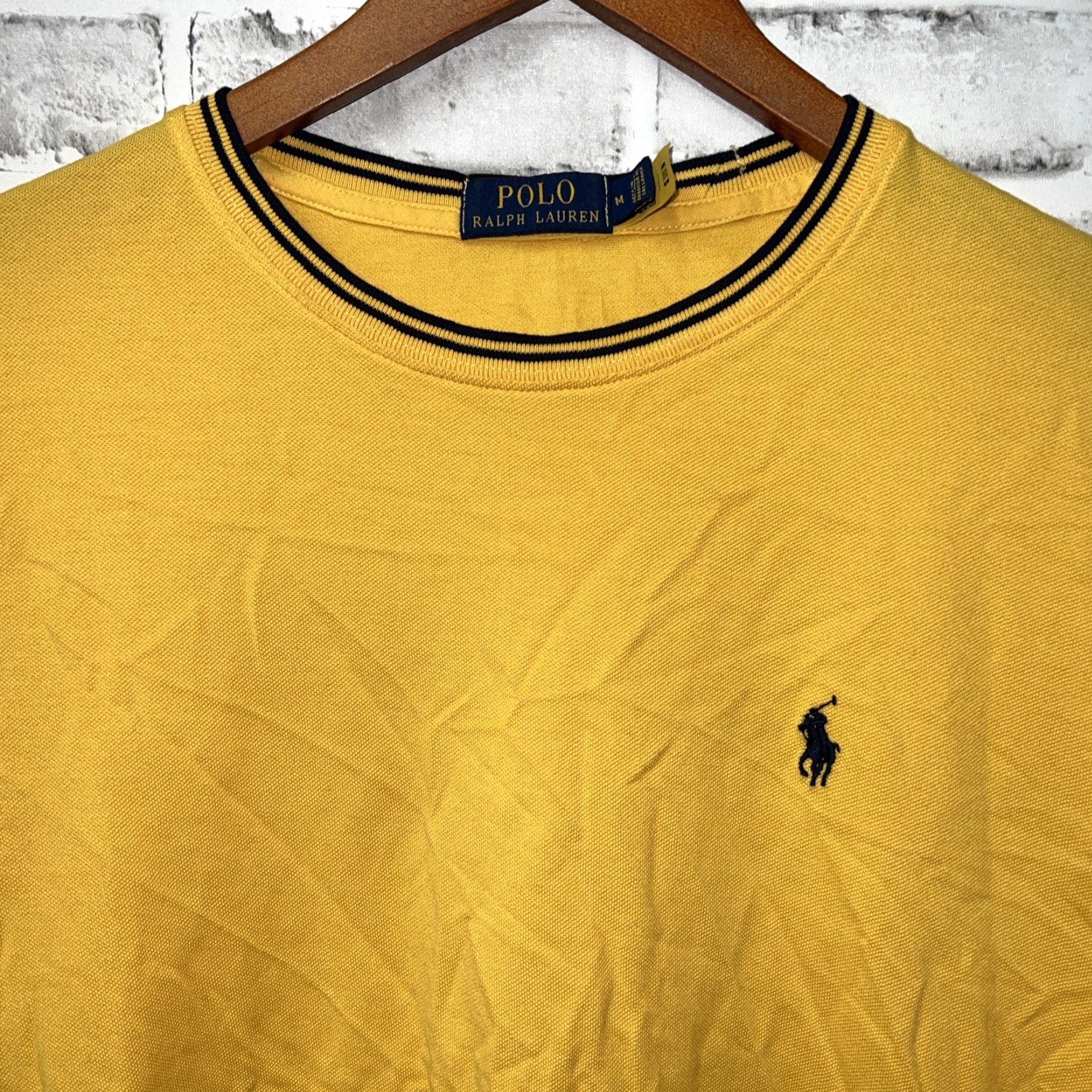 Polo Ralph Lauren Polo Ralph Lauren T-Shirt Mens Size M Yellow Size US M / EU 48-50 / 2 - 2 Thumbnail
