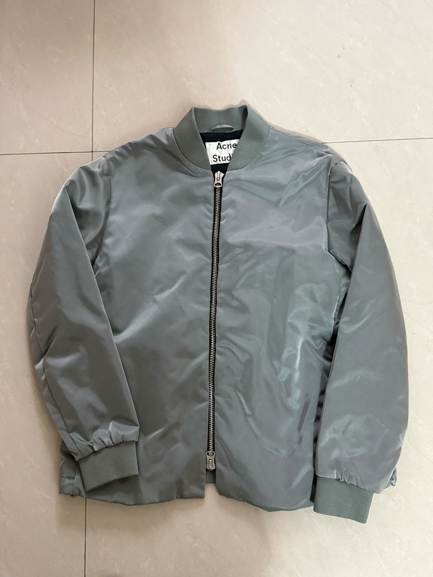 Acne Studios Acne Studios Nylon Flight Jacket Size XS / US 0-2 / IT 36-38 - 1 Thumbnail