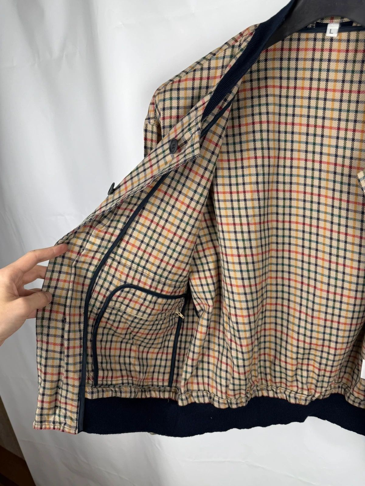 DAKS Daks London Vintage 80s Bomber Twill Cotton Men size L Size US L / EU 52-54 / 3 - 14 Thumbnail