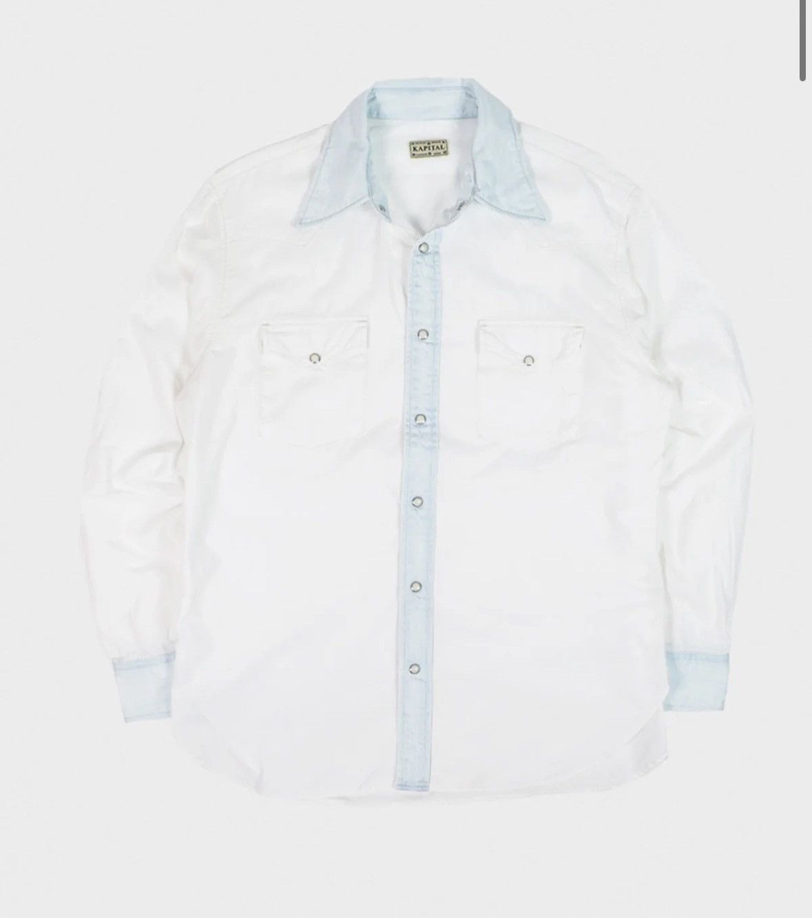 Kapital × Kapital Kountry ox denim husky western shirt Size US M / EU 48-50 / 2 - 1 Thumbnail