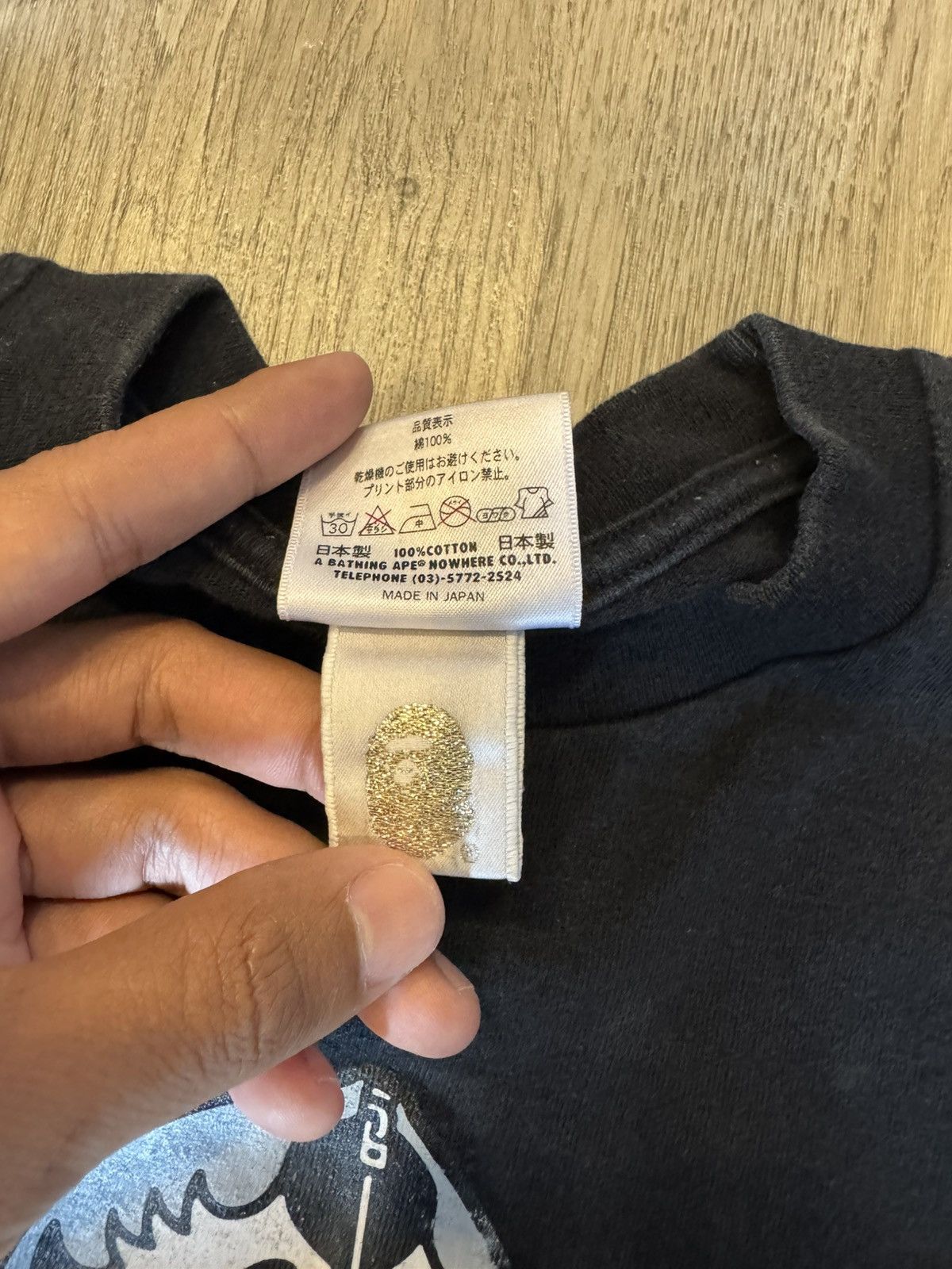 Bape BAPE PANDA BLACK T-SHIRT Size US M / EU 48-50 / 2 - 11 Thumbnail