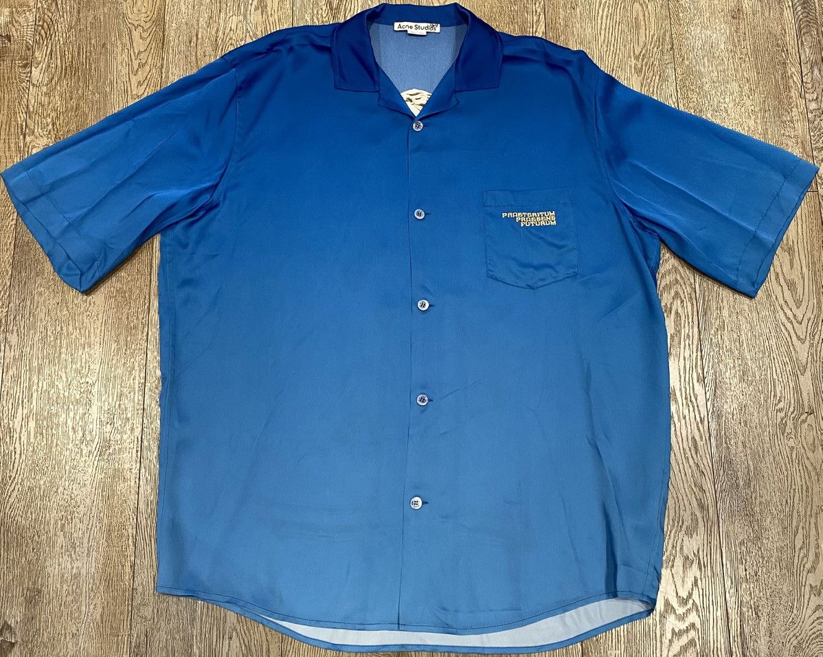 Acne Studios ACNE STUDIOS Statue Print Short Sleeve Button-up Shirt Size US XXL / EU 58 / 5 - 1 Thumbnail