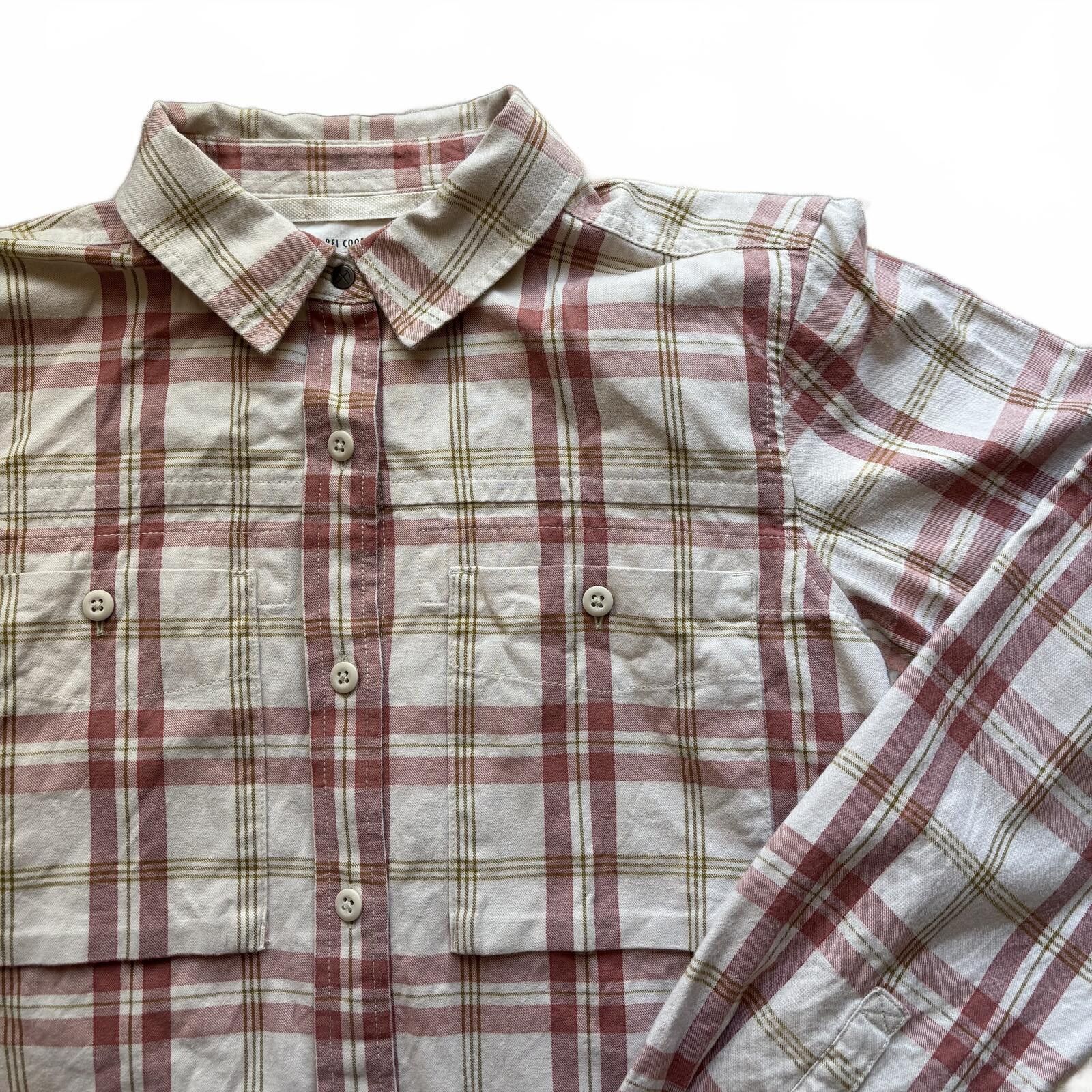 Rei REI Co-op Plaid Flannel Shirt Granola Size M Size M / US 6-8 / IT 42-44 - 6 Thumbnail