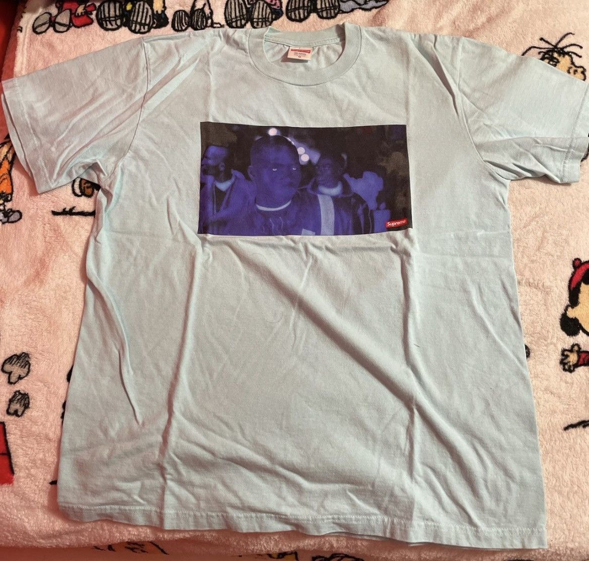 Supreme Supreme America Eats It’s Young Belly Nas tee medium Size US M / EU 48-50 / 2 - 2 Thumbnail