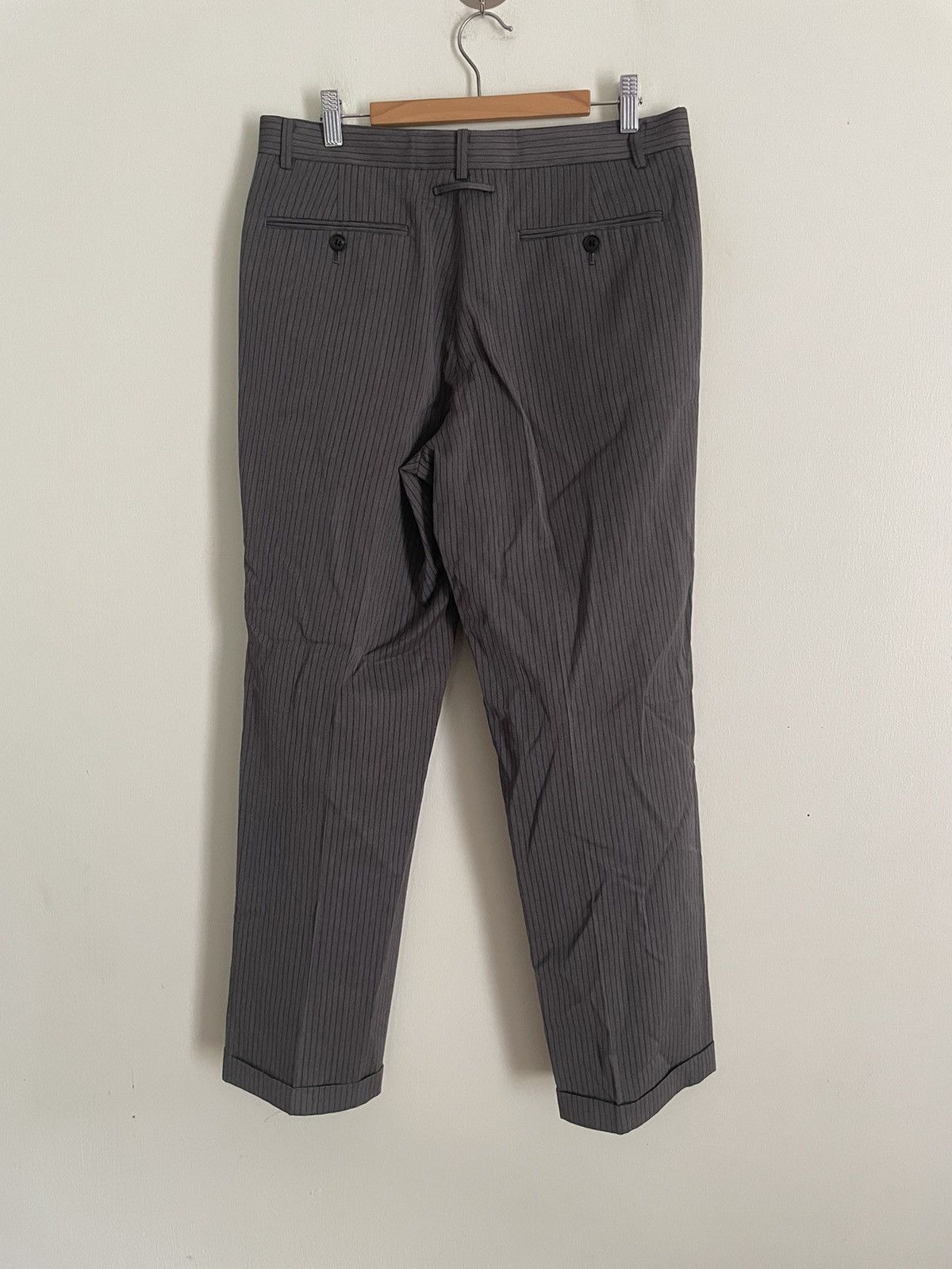 Designer × Jean Paul Gaultier × Vintage Jeans Paul Gaultier Homme Pinstripe Pants Size US 32 / EU 48 - 2 Thumbnail
