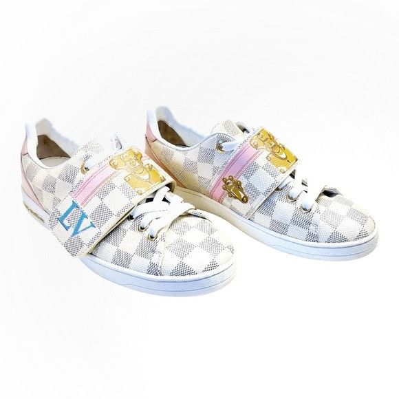 Louis Vuitton Louis Vuitton Frontrow Azur Damier Sneakers EU 37 US 7 Limit Size US 7 / IT 37 - 1 Thumbnail
