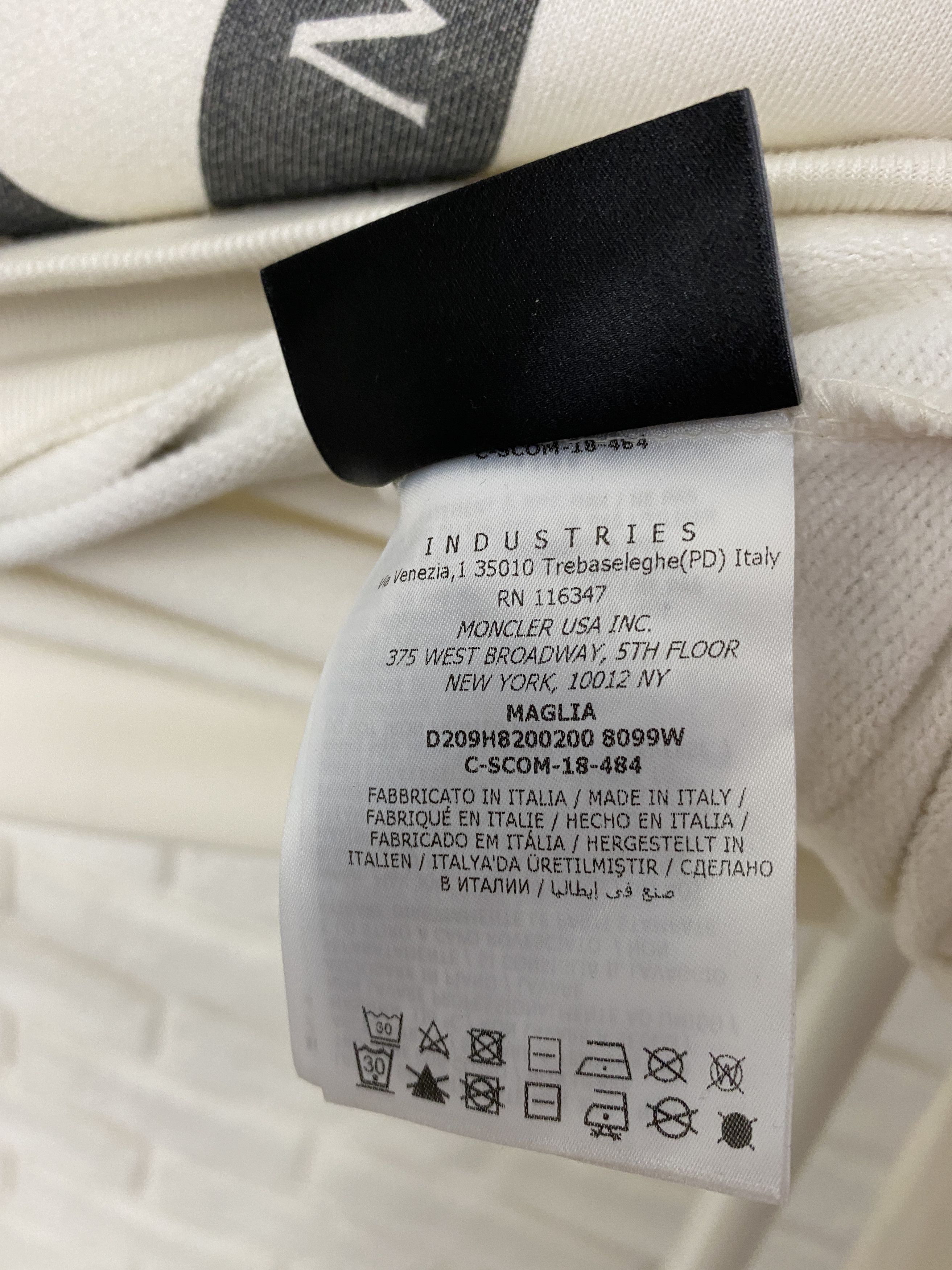 Craig Green × Moncler Moncler Genius Craig Green Hoodie Big Logo Beige Size S Size US S / EU 44-46 / 1 - 8 Thumbnail