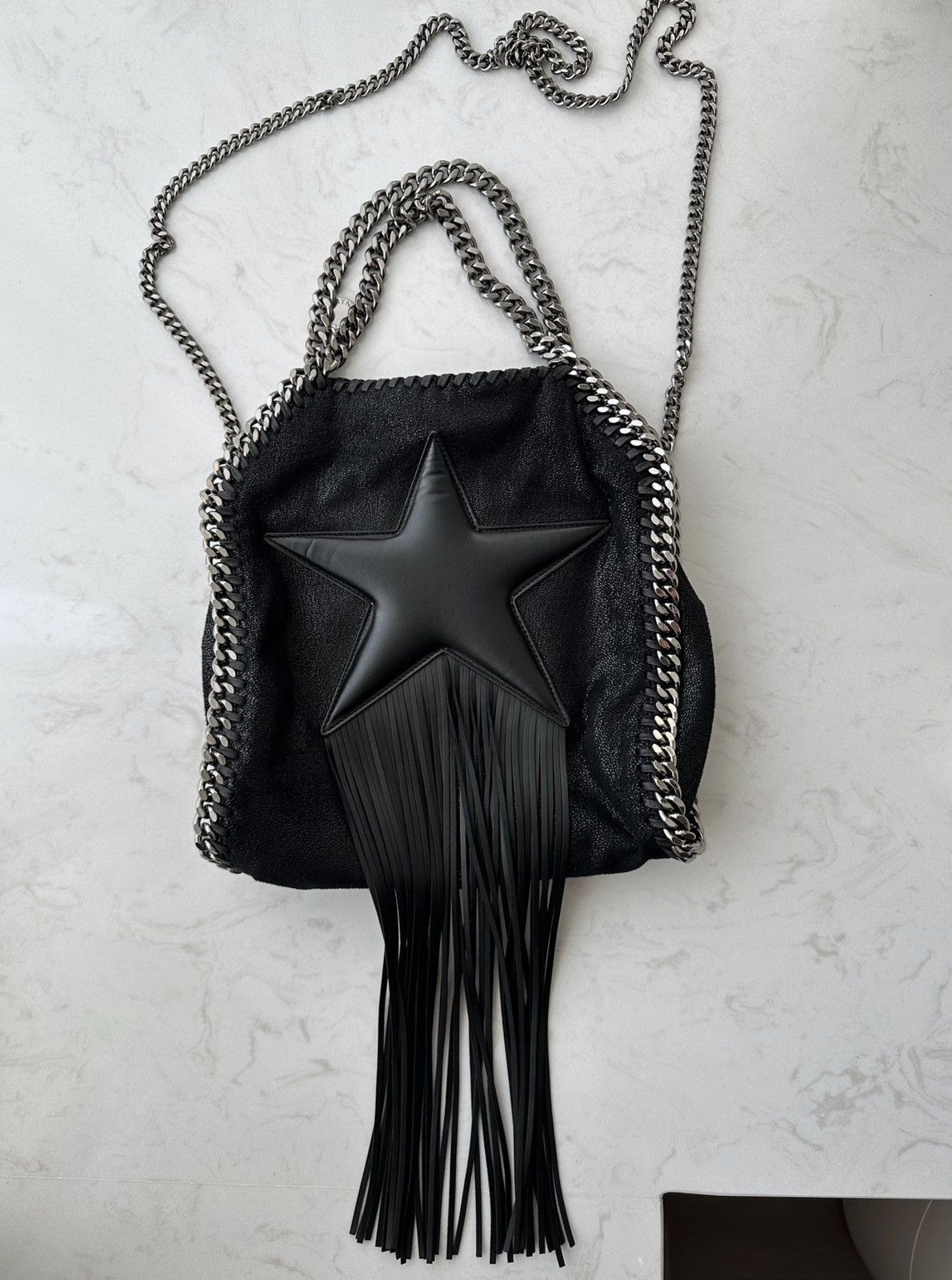 Stella McCartney Stella McCartney Falabella Fringed Star Tote Small Size ONE SIZE - 2 Thumbnail