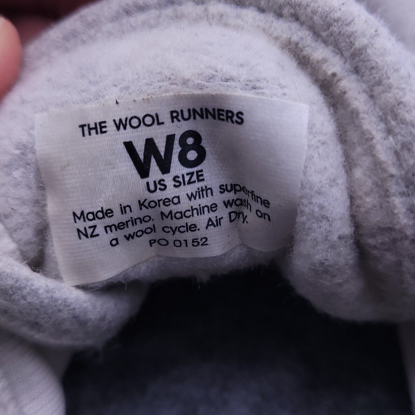 Allbirds Allbirds Wool Runner Athletic Shoe Womens Size 8 Gray White Size US 8 / IT 38 - 7 Thumbnail