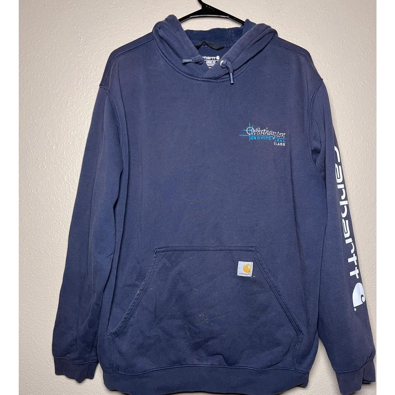 Carhartt 🛠️ Carhartt Westhampton Architectural Glass Hoodie - Size L Size US L / EU 52-54 / 3 - 1 Thumbnail