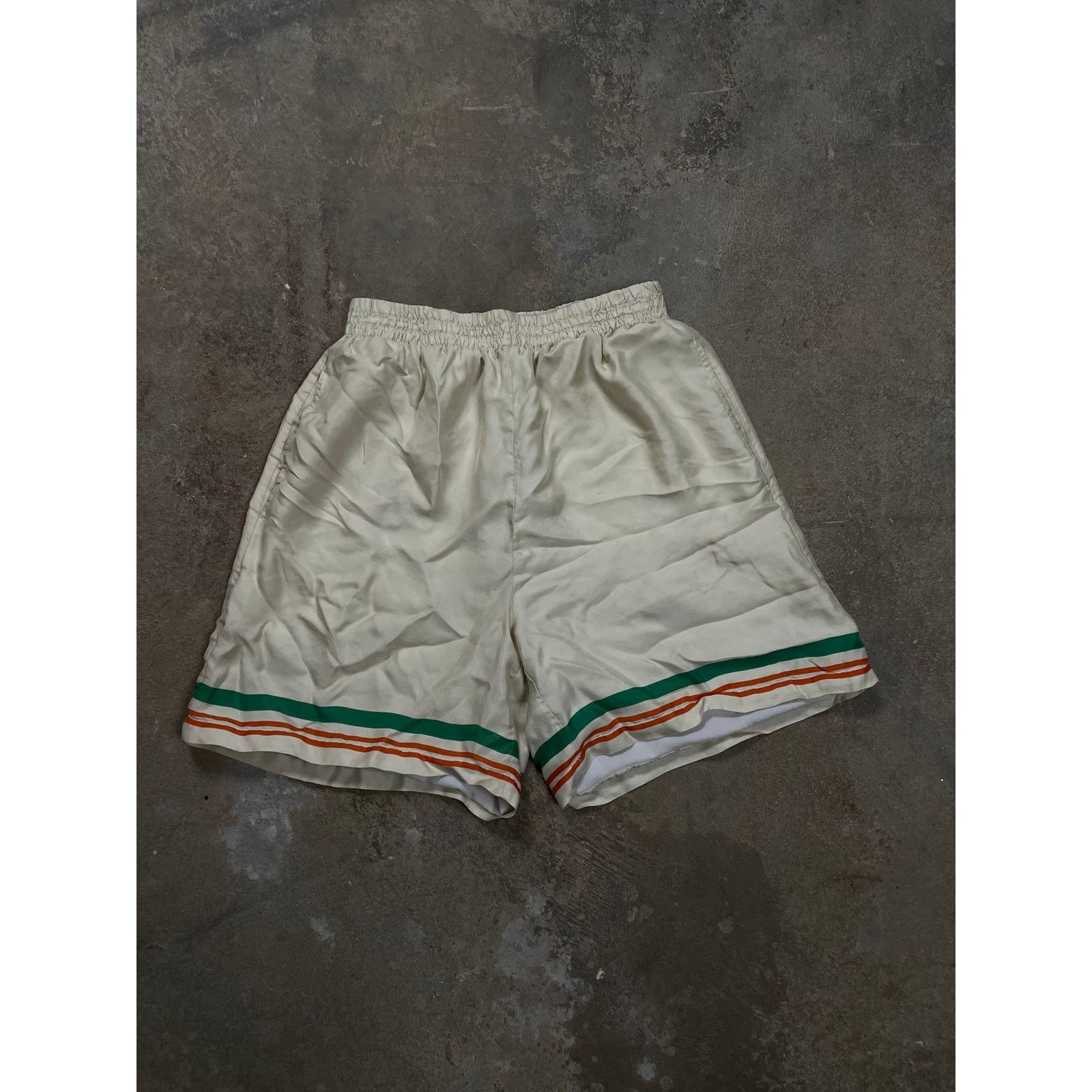 Casablanca Casablanca Tennis Club Silk Shorts Used Small Size US 30 / EU 46 - 2 Thumbnail