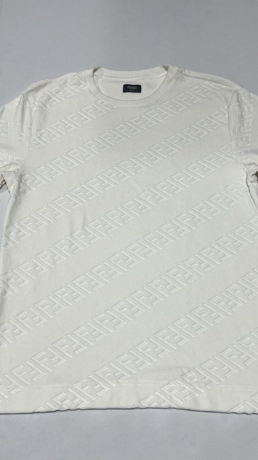 Fendi Monogram Towel White Tee