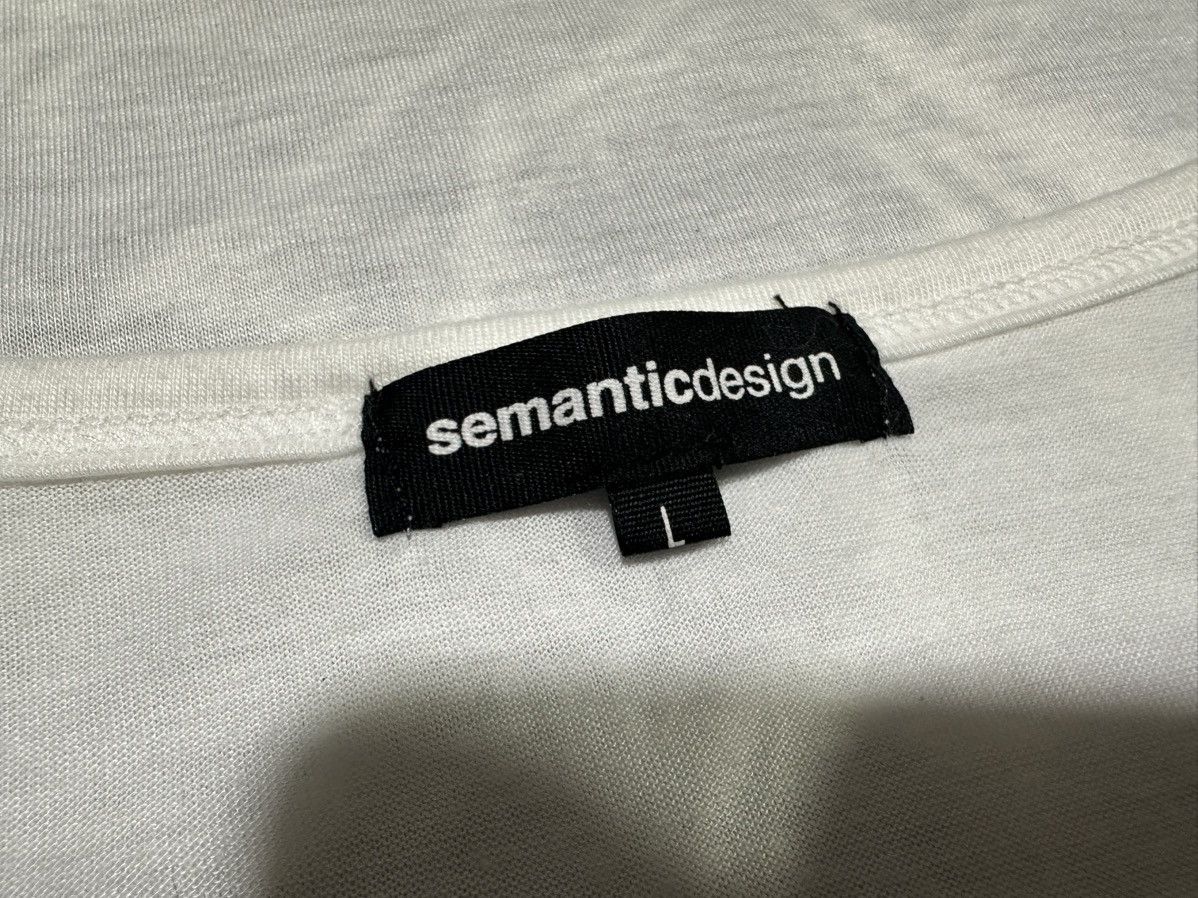 semanticdesign 🔥Y2K Semantic Design Zipper Bondage Mesh Double Layer Shirt Size US L / EU 52-54 / 3 - 8 Thumbnail