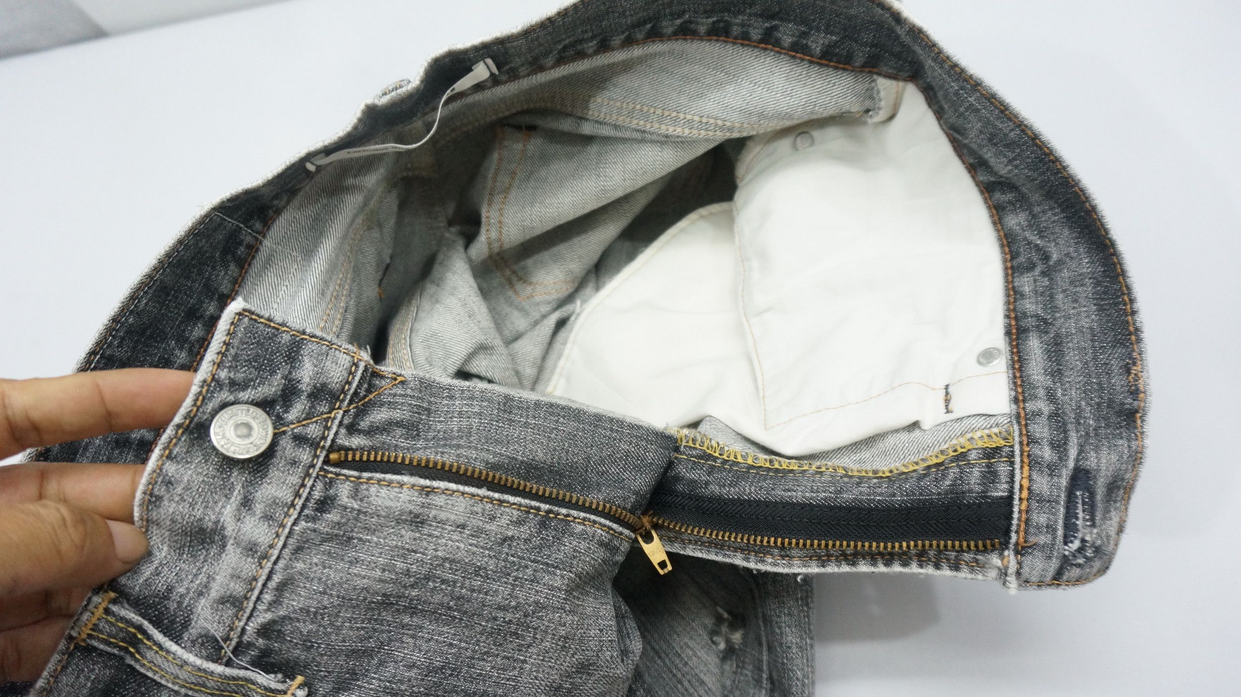 Edwin 🔥 EDWIN XV Vintage Distressed Ripped Jeans Size US 31 - 17 Thumbnail