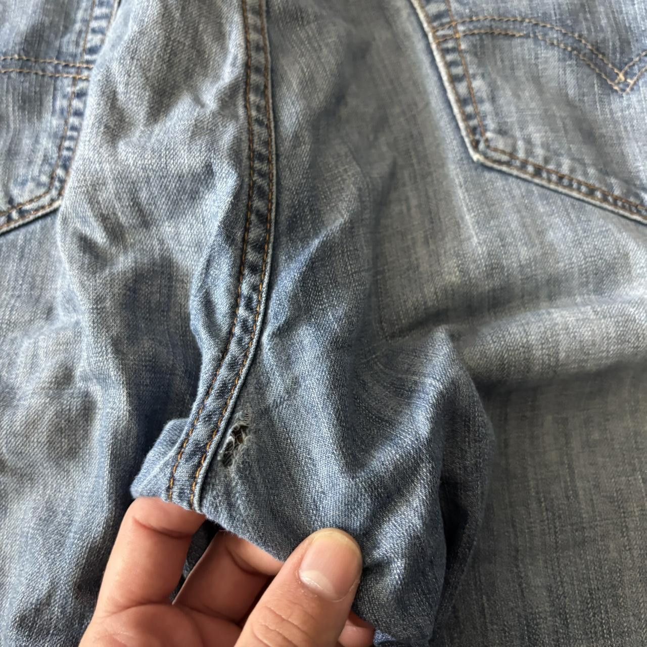 Levi's Crazy Vintage Y2K/2000s Grunge Levis Faded Denim Jeans! 34x29 Size US 33 - 7 Thumbnail