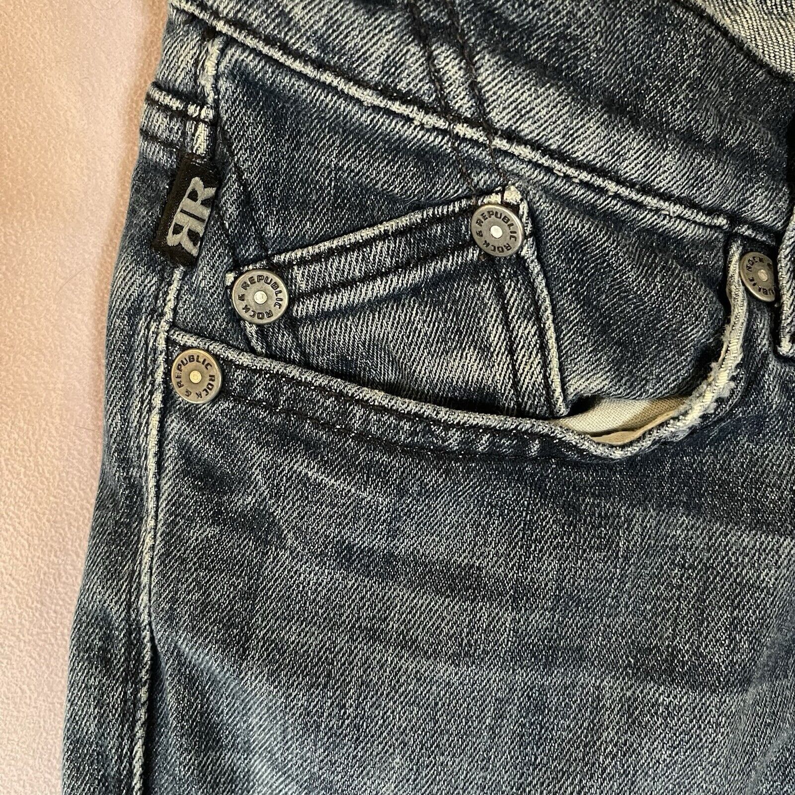 Rock & Republic Rock & Republic Women's Flare Denim Jeans Size 28 Size 28" / US 6 / IT 42 - 4 Thumbnail