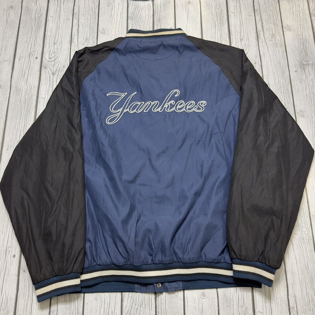 G-III × MLB × Vintage Vintage New York Yankees jacket Size US XL / EU 56 / 4 - 2 Thumbnail