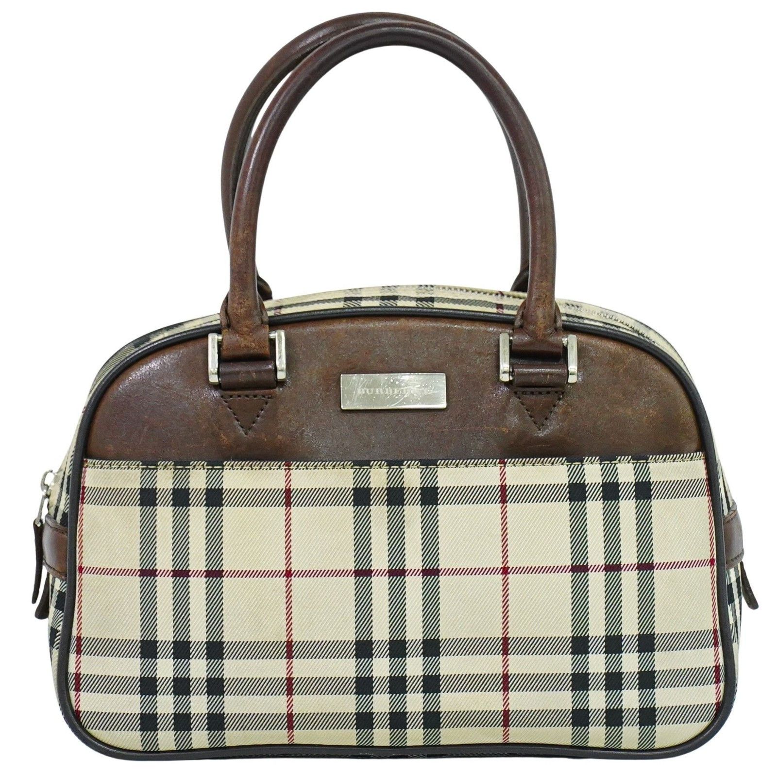 Burberry Burberry Nova Check Handbag Nova Check Canvas and leather Size ONE SIZE - 1 Thumbnail