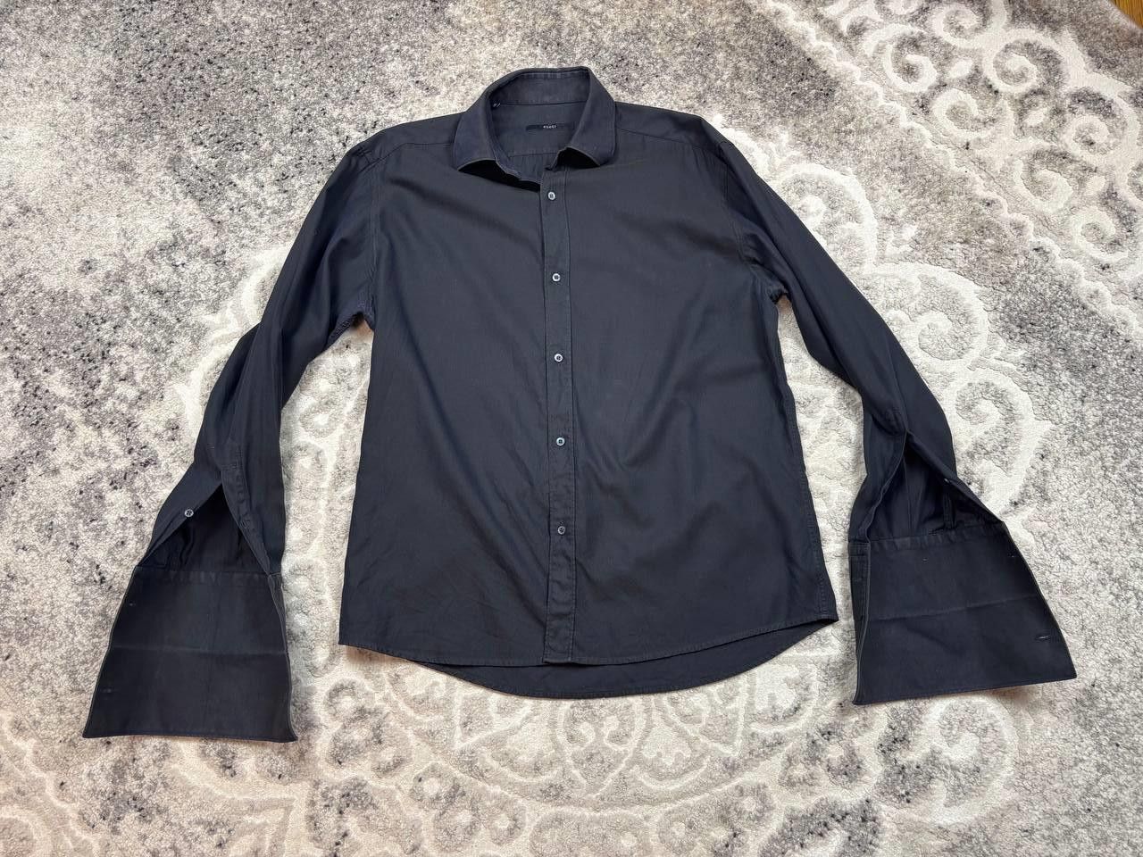 Gucci Gucci Black Cotton Shirt Size 41/16 Italy Long Cuffs Size US L / EU 52-54 / 3 - 2 Thumbnail