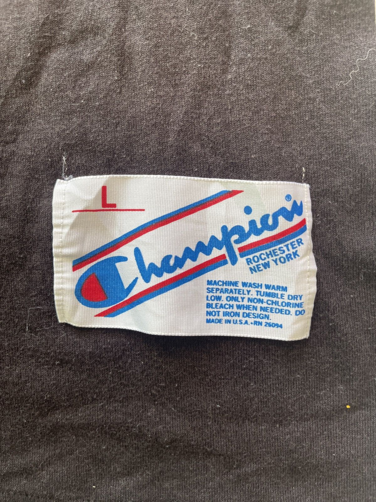 Champion × Vintage Vintage Champion 80s Jersey tshirt Size US L / EU 52-54 / 3 - 4 Thumbnail