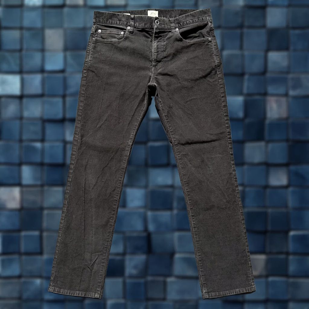 J.Crew J Crew 484 Pants Mens 32x30 Slim Fit Brown Stretch Corduroy G7128 Size US 32 / EU 48 - 1 Thumbnail
