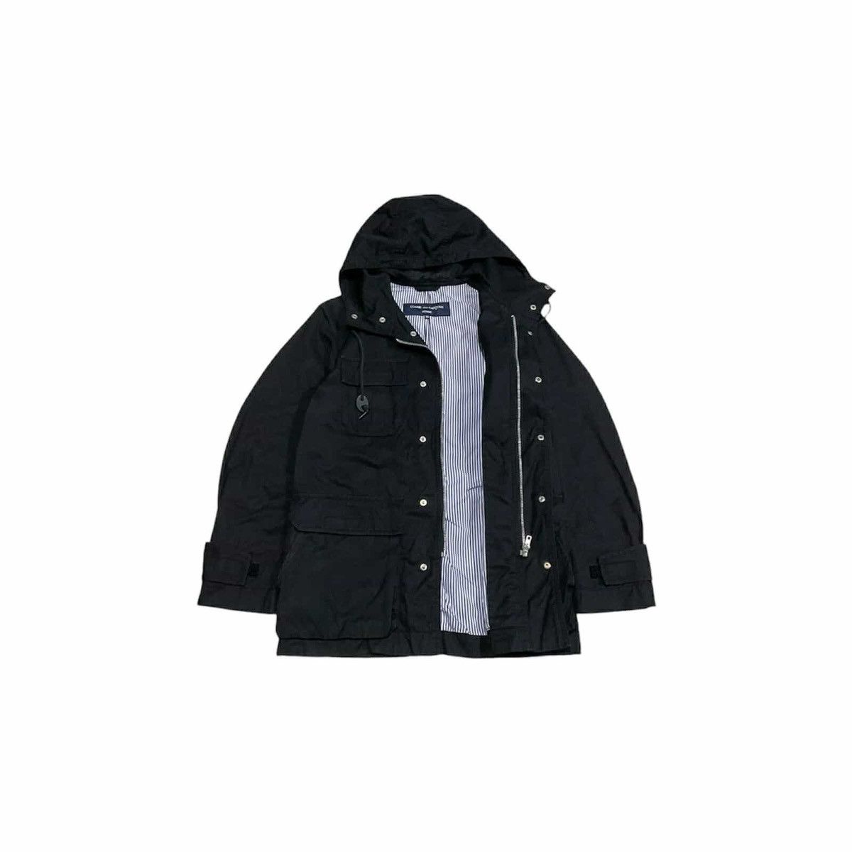 Comme des Garcons Homme × Comme des Garcons Homme Plus × Japanese Brand 🔥Ad2009 Comme Des Garcons Homme Mountain Parka Jacket Hooded Size US M / EU 48-50 / 2 - 14 Thumbnail