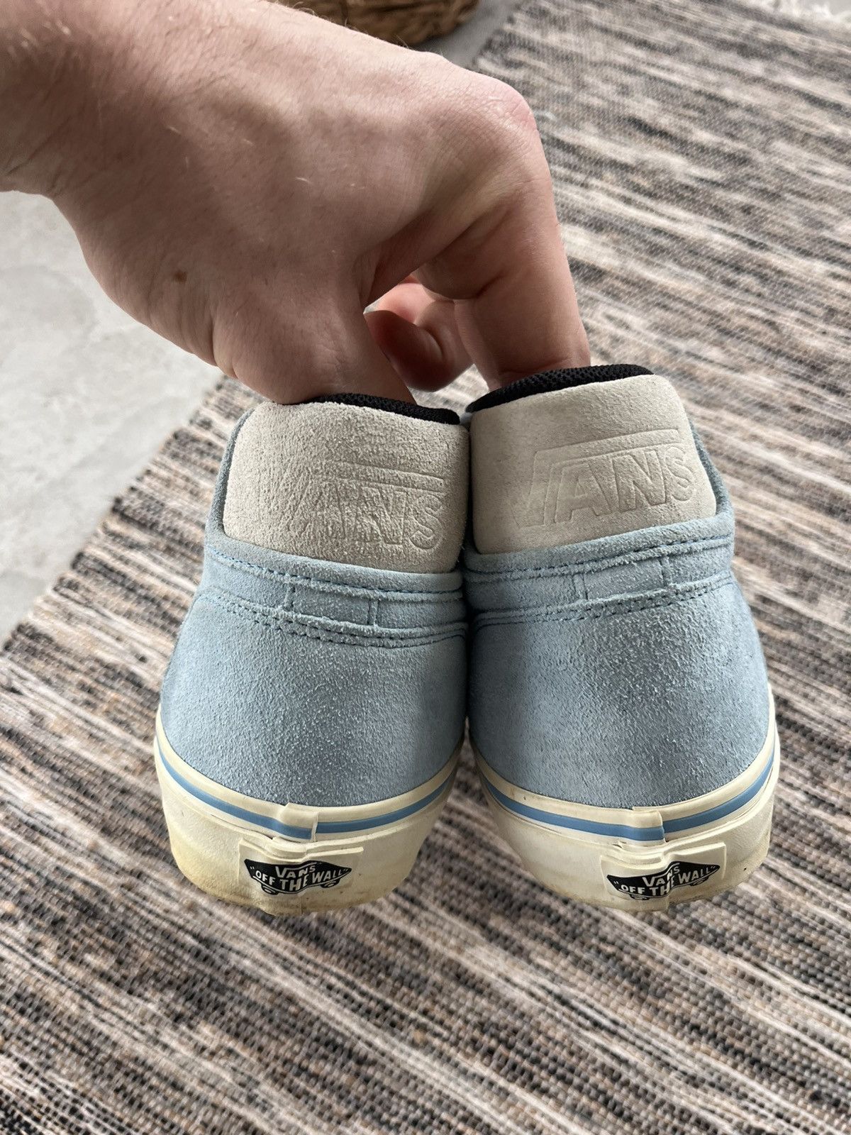 Vans Vintage Rare Vans California Suede Mid Blue Sneakers sk8 y2k Size US 9 / EU 42 - 13 Thumbnail