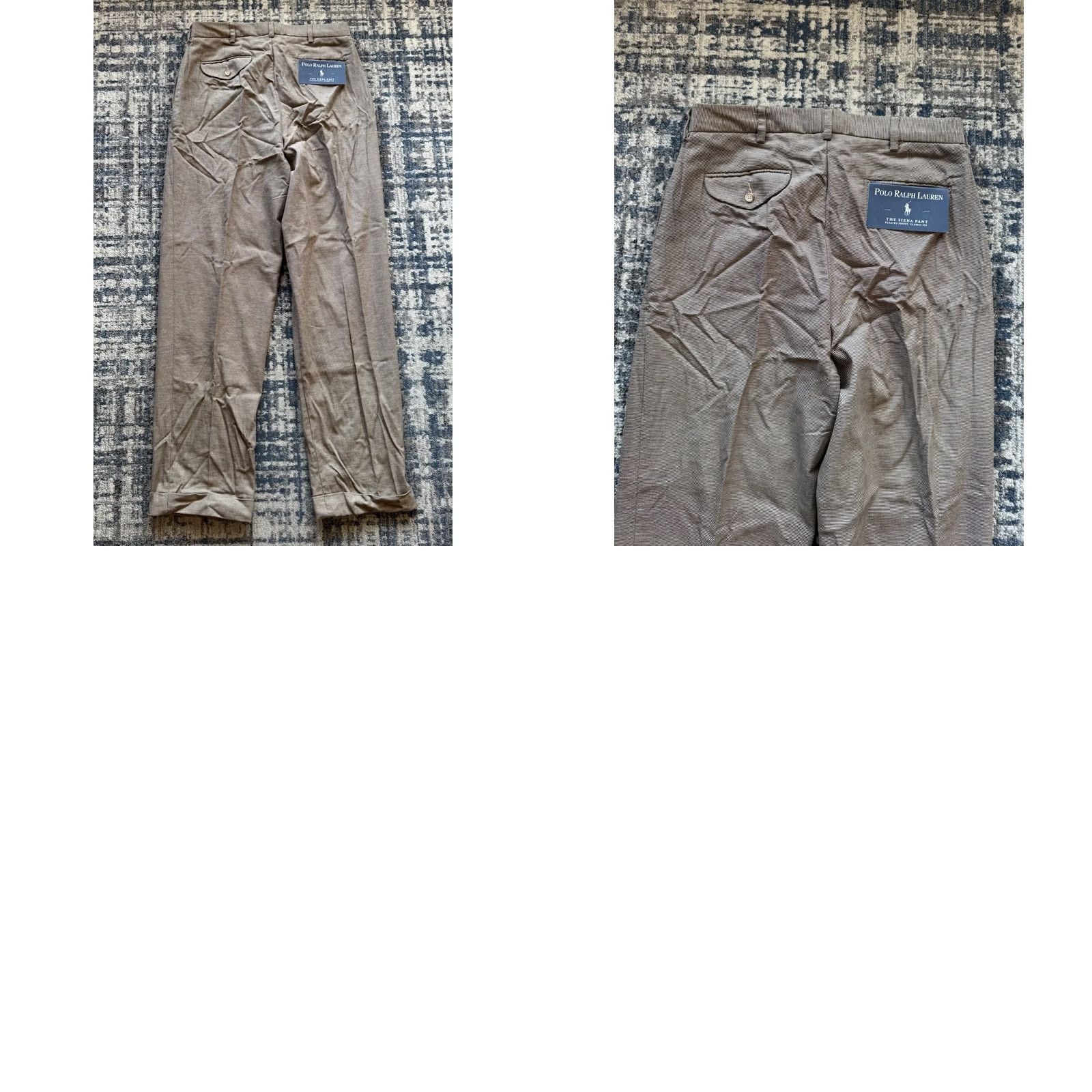 Polo Ralph Lauren VINTAGE Polo Ralph Lauren The Siena Pant Pleated Classic Fit Dress Pants 32W 33L Size US XS / EU 42 / 0 - 9 Thumbnail