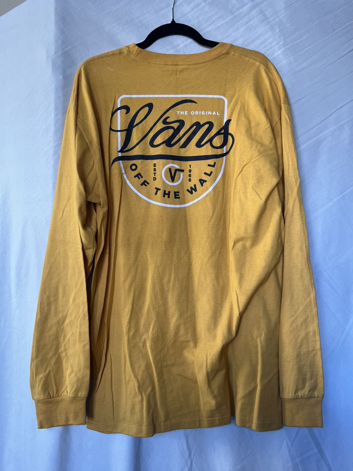 Vans Vans Men's Yellow Long Sleeve T-shirt Size US L / EU 52-54 / 3 - 4 Thumbnail