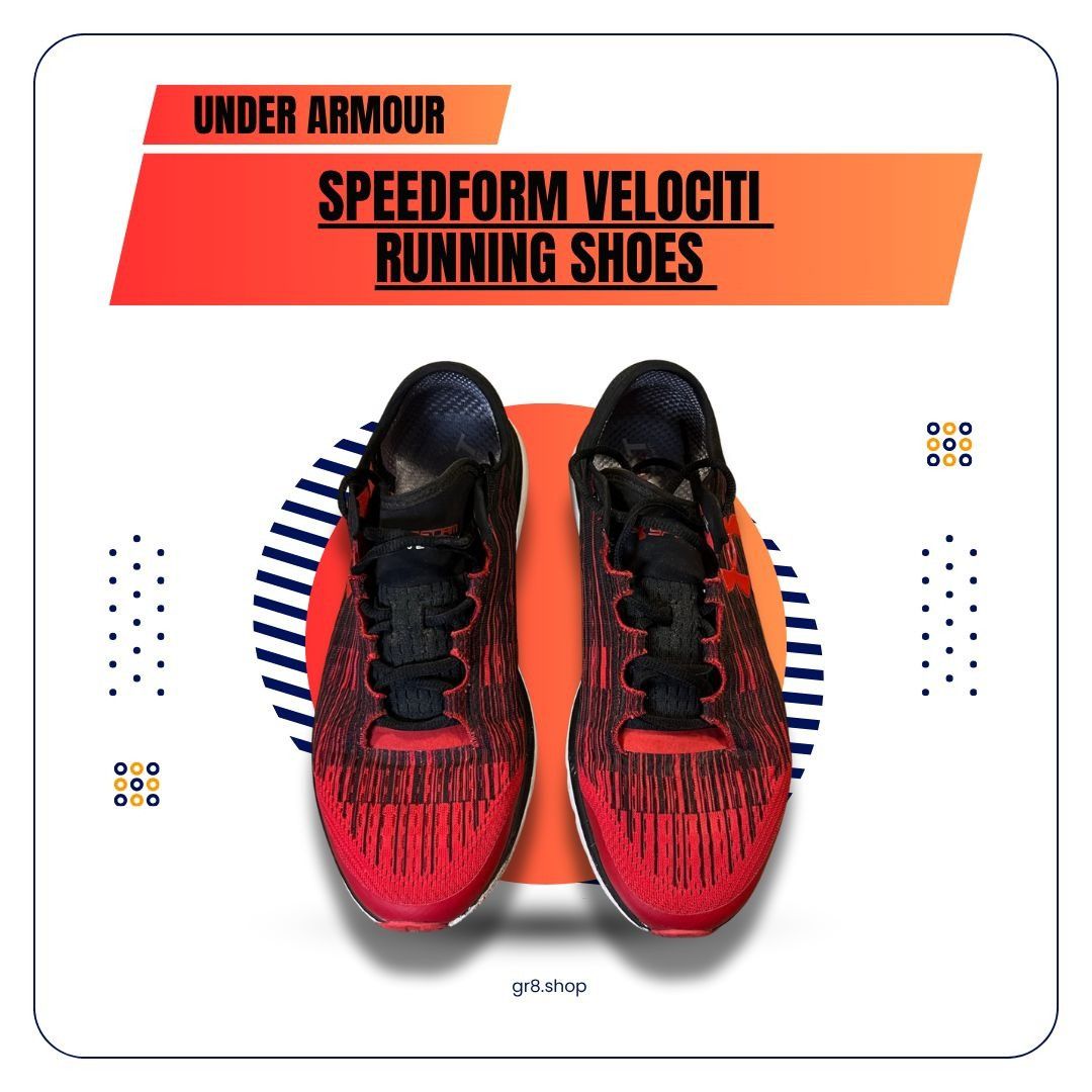 Under Armour Under Armour Speedform Velociti Running Shoes Red/Black Ligh Size US 9.5 / EU 42-43 - 1 Thumbnail