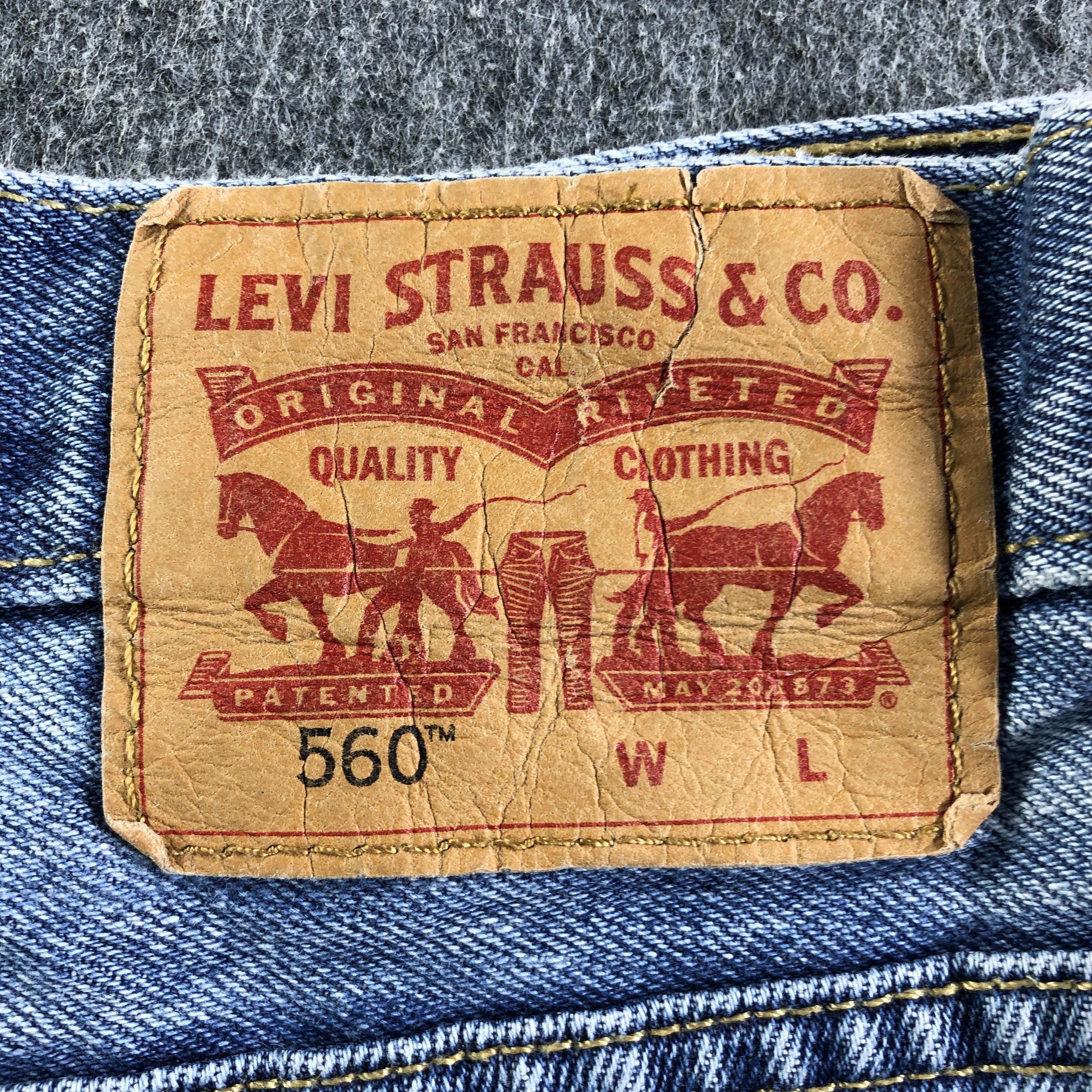 Levi's Vintage Light Wash Levis 560 Jeans-J4122 Size US 44 / EU 60 - 5 Thumbnail