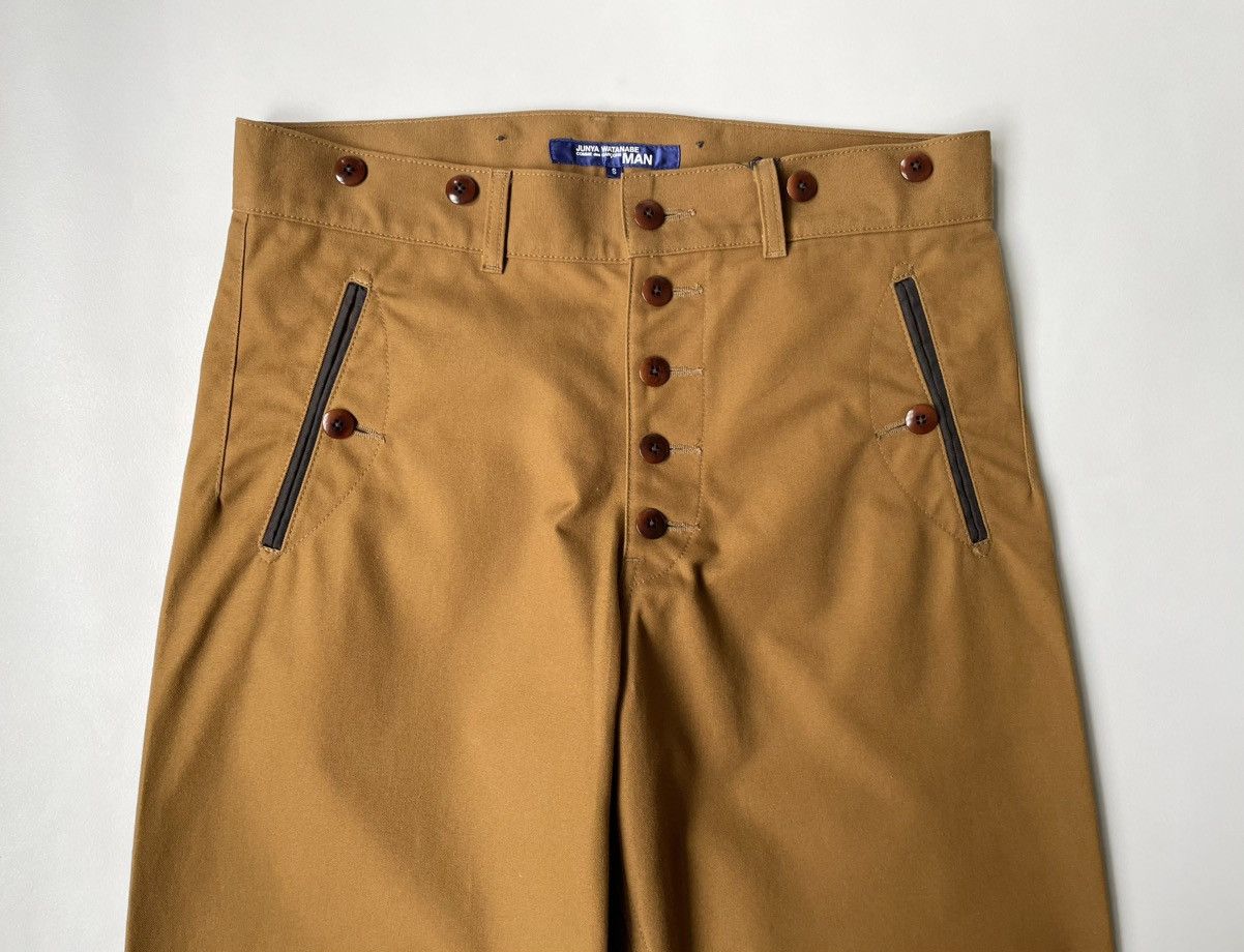 Comme des Garcons A/W 09 Tan Cotton Work Trousers Size US 32 / EU 48 - 2 Thumbnail