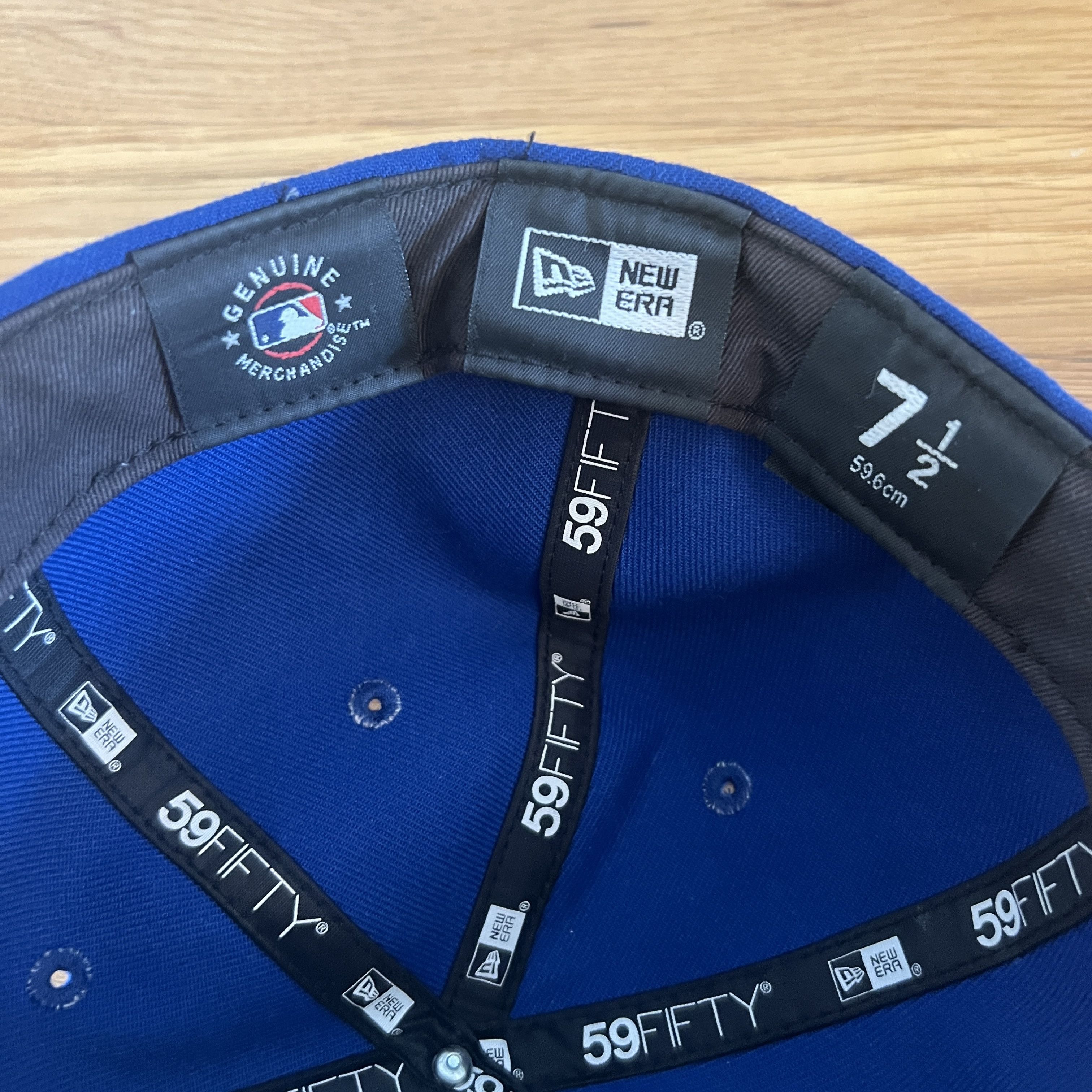 New Era New York Mets Paint Drip Fitted Wool 59Fifty Hat - 7.5 Size ONE SIZE - 6 Thumbnail