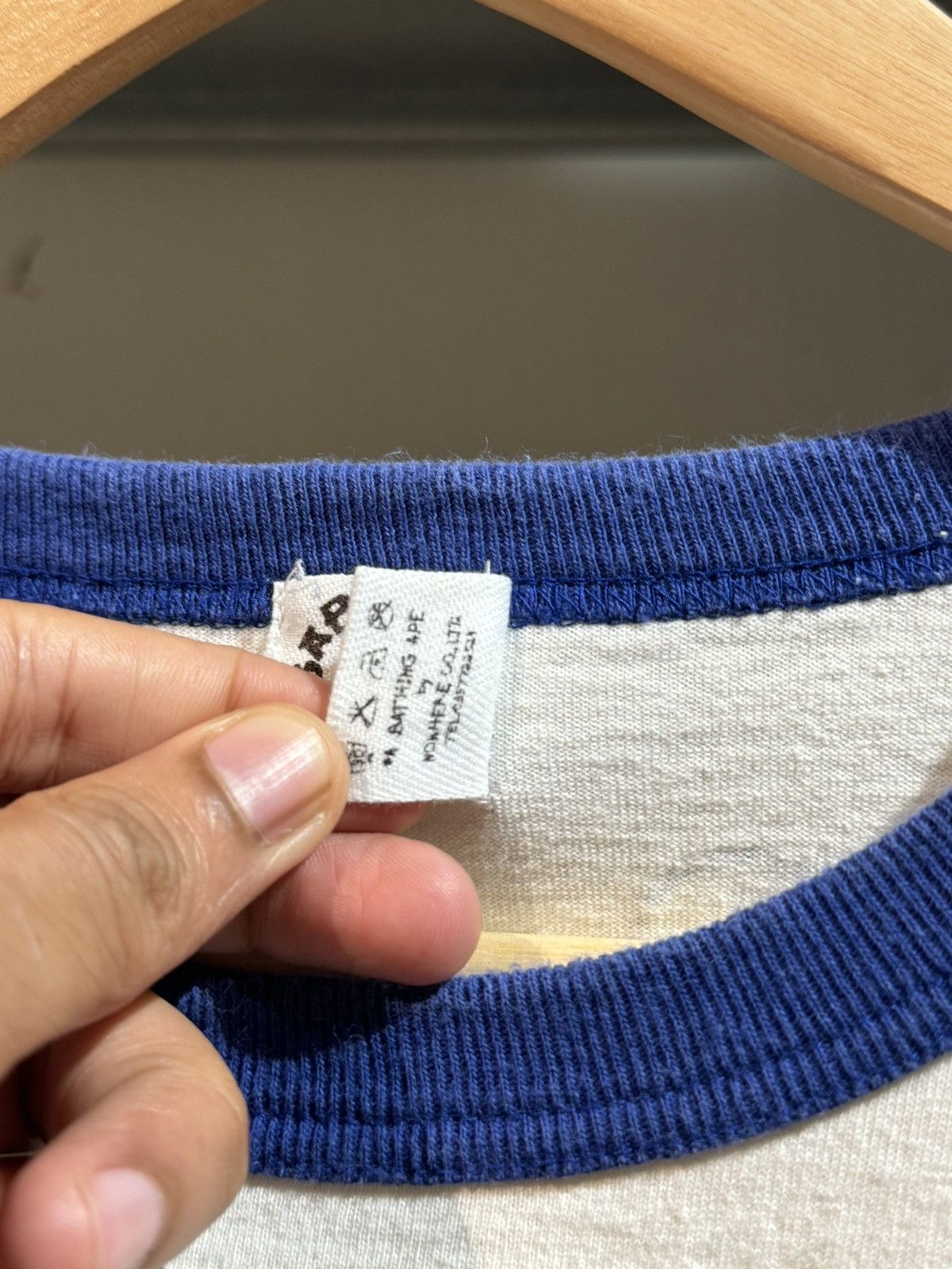 Bape × Kaws Vtg A Bathing Ape BAPE x Kaws Baby Milo Ringer White Tee Size US M / EU 48-50 / 2 - 5 Thumbnail