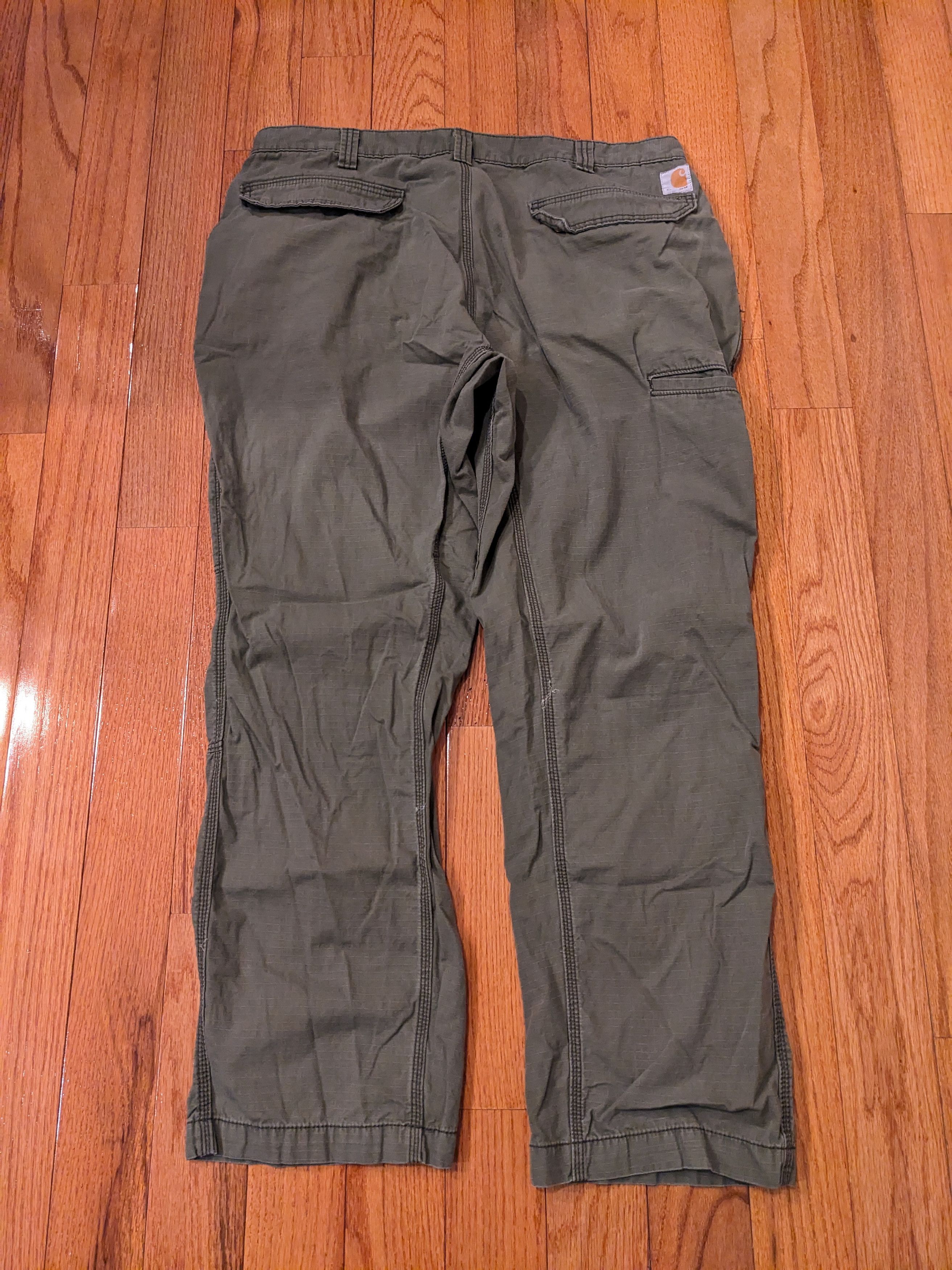 Carhartt × Vintage Vintage Carhartt 40 x 32 Relaxed Fit Green Pants Size US 40 / EU 56 - 1 Thumbnail
