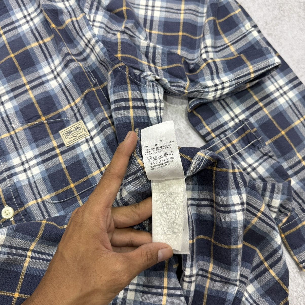 Denim & Supply Ralph Lauren Denim&Supply RALPH LAUREN plaid shirt pocket Size US M / EU 48-50 / 2 - 5 Thumbnail