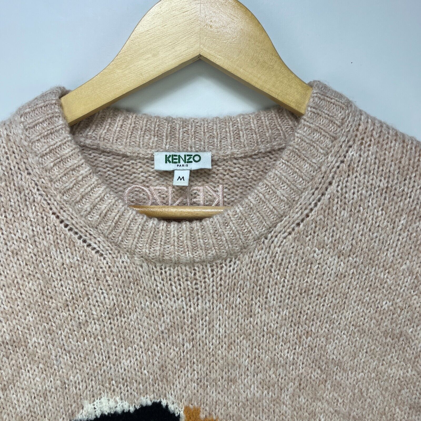 Kenzo × Vintage Kenzo Sweater Medium Tiger Knit Jumper Dress Women's Medium Size M / US 6-8 / IT 42-44 - 3 Thumbnail