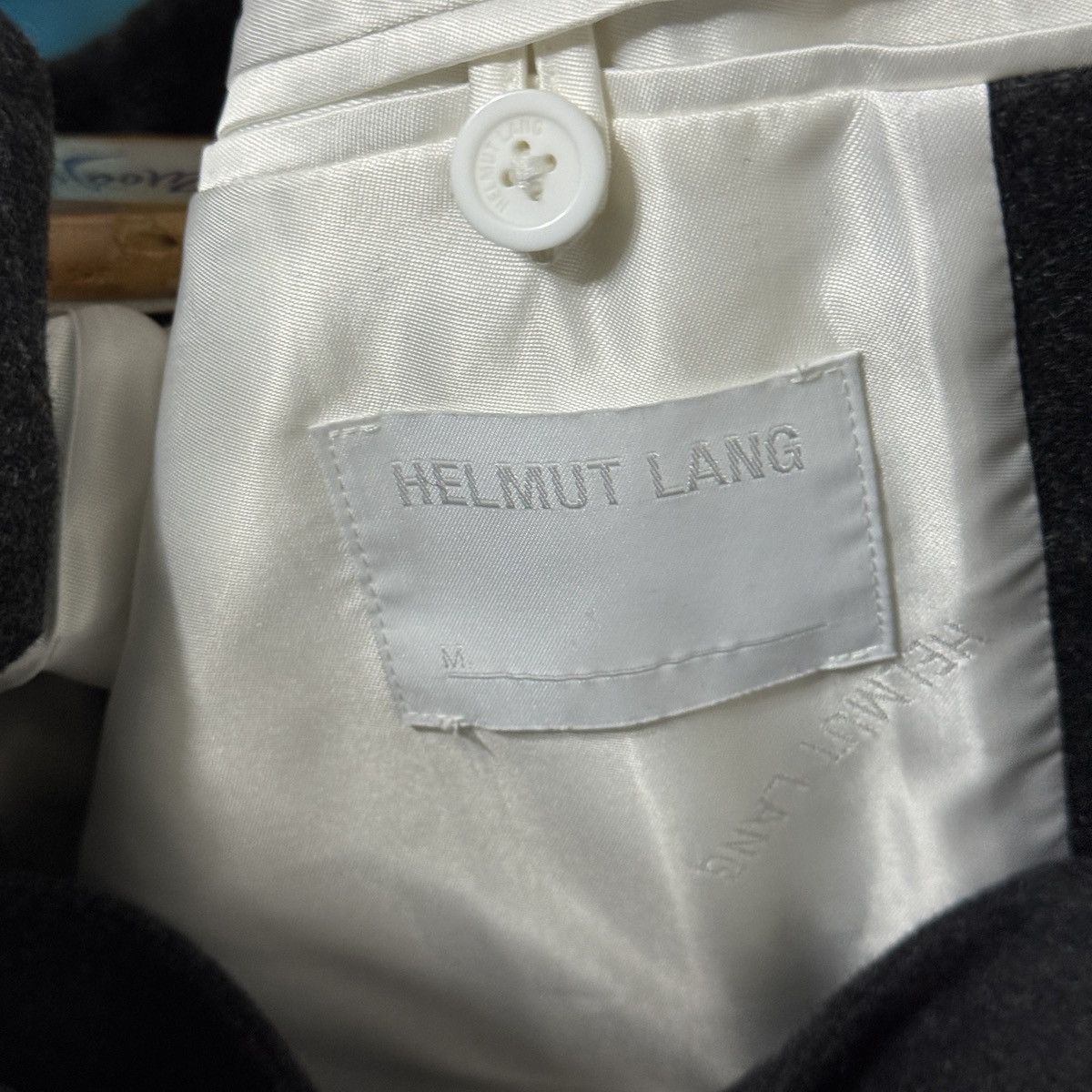 Helmut Lang NWT Helmut Lang Wool Charcoal Driver Blazer $795 Retail Size 46R - 6 Thumbnail