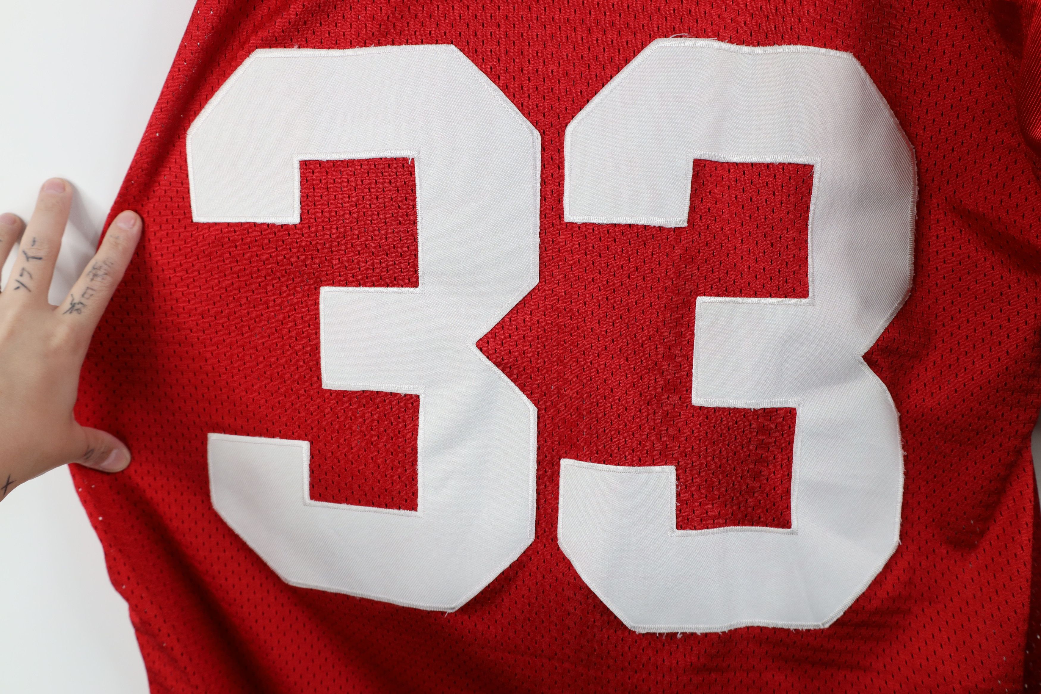 Vintage Vintage The Ohio State University Football Jersey Red #33 Size US M / EU 48-50 / 2 - 15 Thumbnail