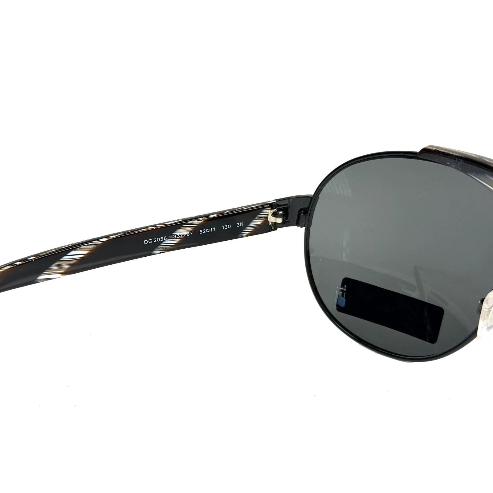 Dolce & Gabbana DOLCE & GABBANA DG2056 Black Horn Aviator Sunglasses 2056 Size ONE SIZE - 5 Thumbnail