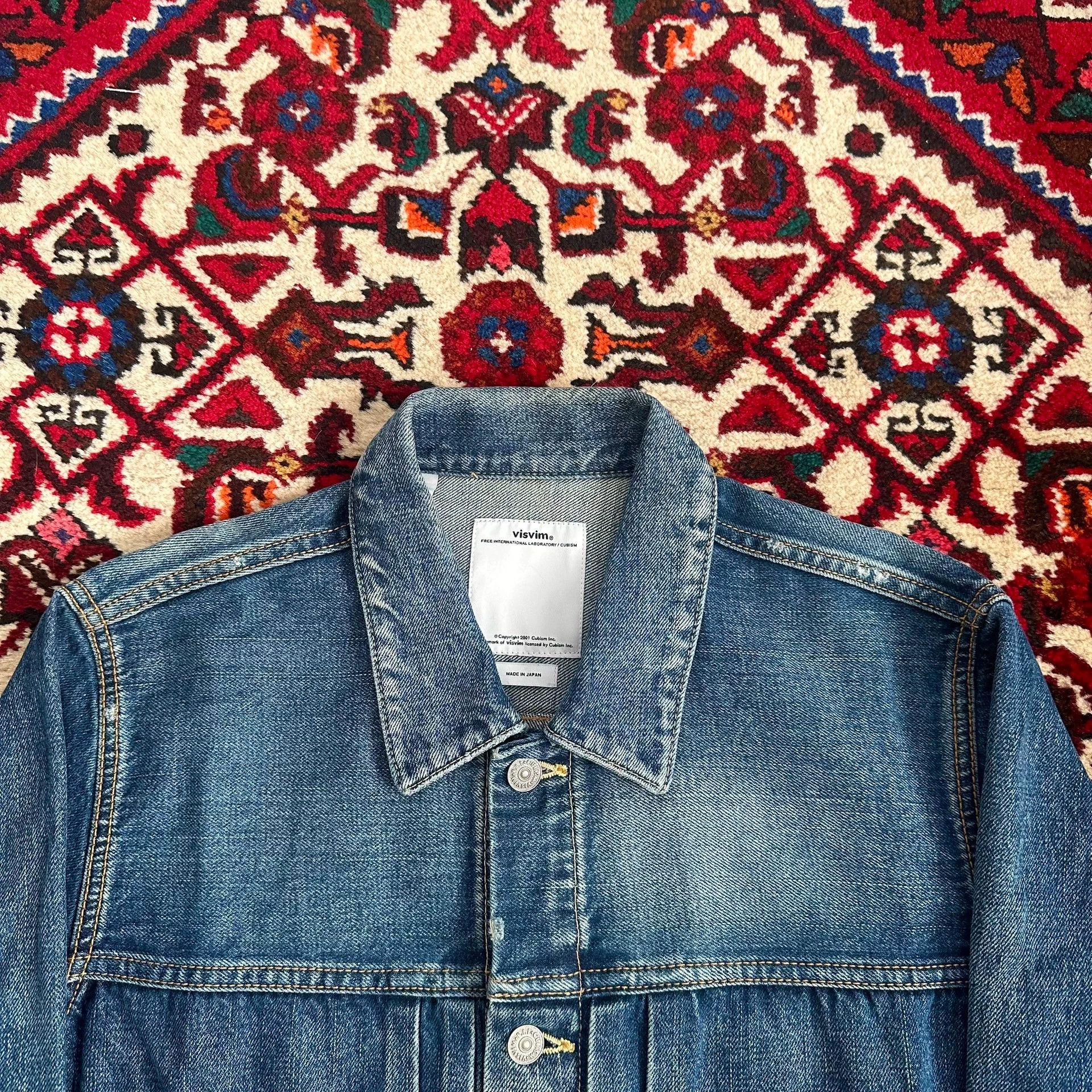 Visvim visvim 101 11aw snake skin yellow mud denim jacket 3 Size US L / EU 52-54 / 3 - 3 Thumbnail