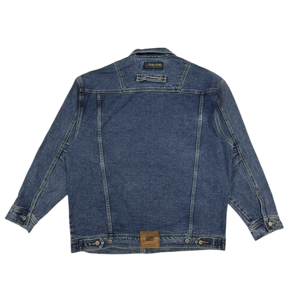 Marc Buchanan × Pelle Pelle × Vintage Vtg🔥90’s Marc Buchanan Pelle Pelle Trucker Denim Rap Style Size US M / EU 48-50 / 2 - 2 Thumbnail