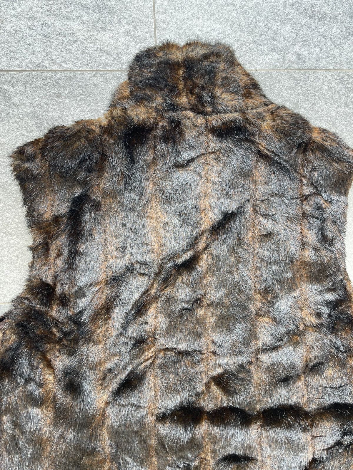 Japanese Brand × Vintage Vintage Atelier Faux Fur Vest Jacket Size L / US 10 / IT 46 - 9 Thumbnail