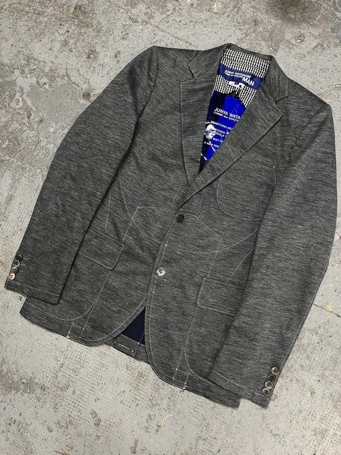 Junya Watanabe Junya Watanabe Comme des Garçons Grey Blazer Jacket Size 42R - 4 Thumbnail