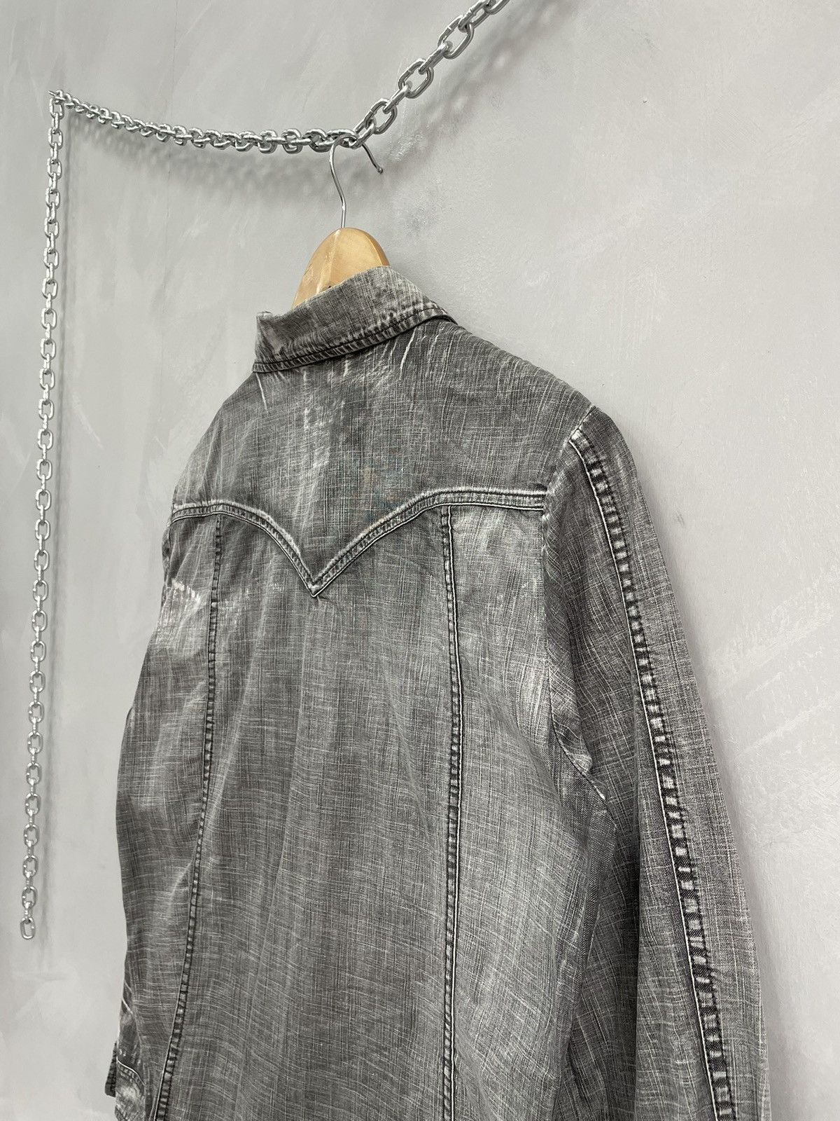 Diesel 90s Diesel washed trucker jacket retro jacket Size US M / EU 48-50 / 2 - 11 Thumbnail